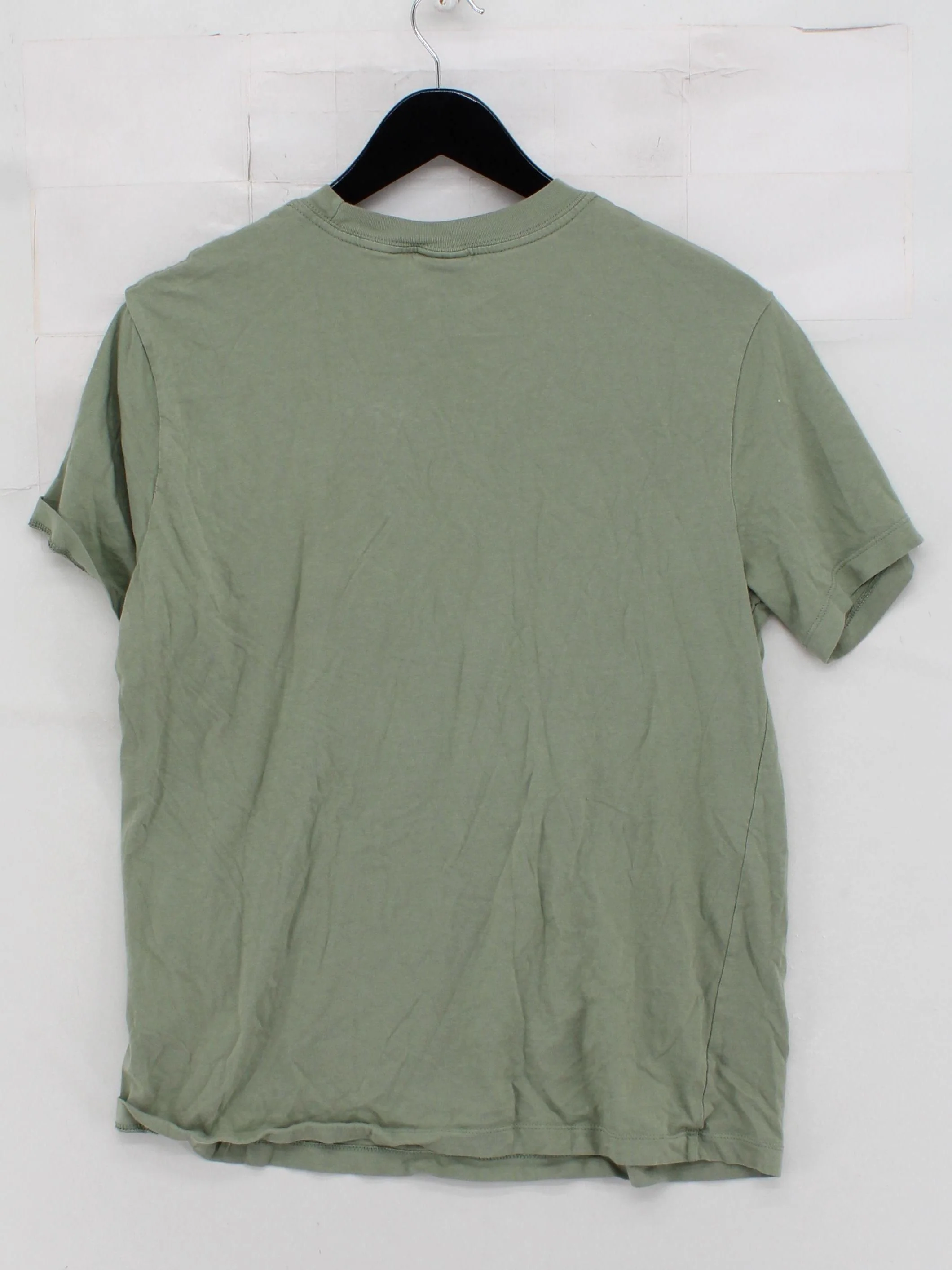 Nike Men's T-Shirt S Green Graphic 100% Cotton Basic - Image 2