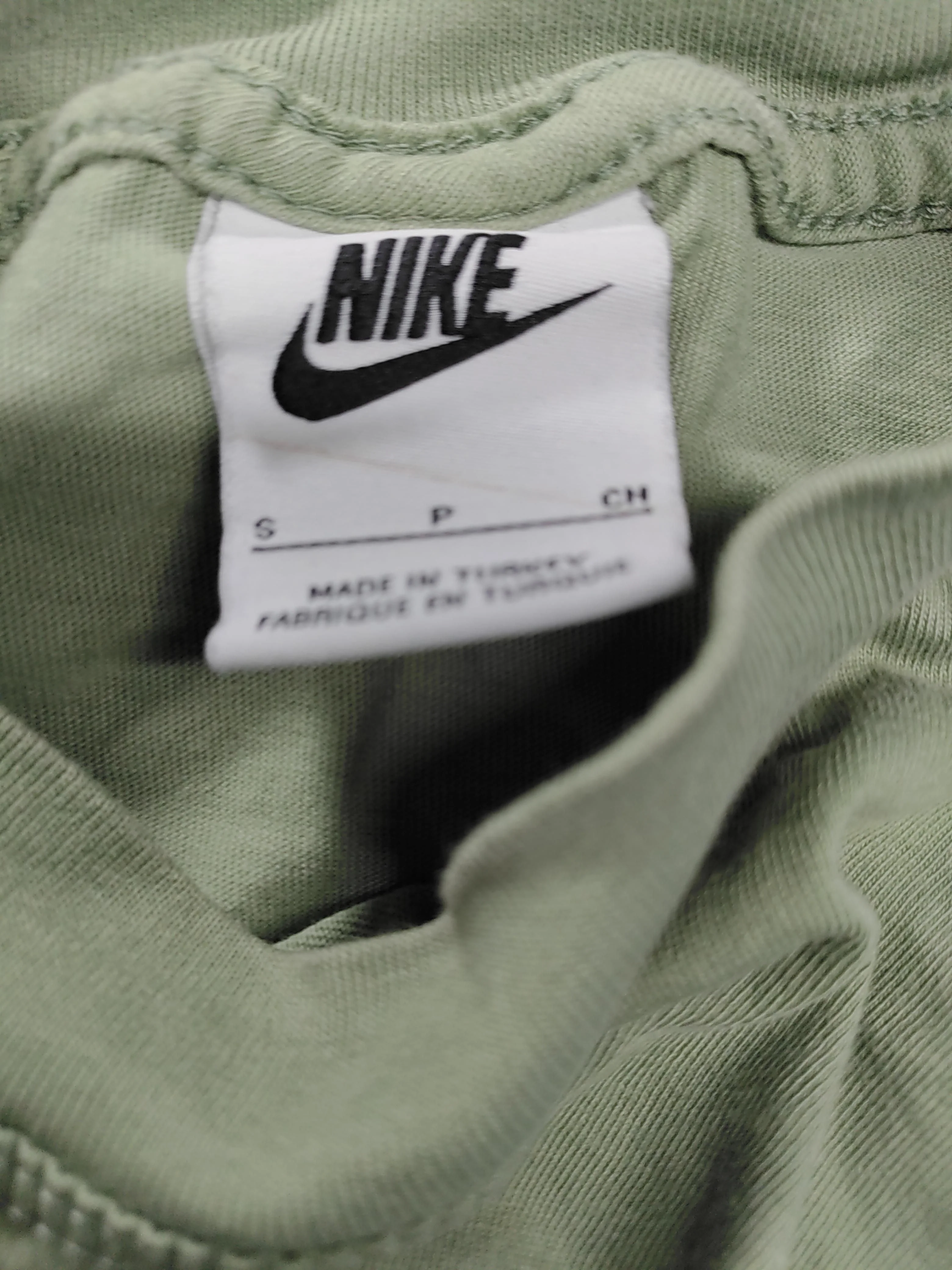 Nike Men's T-Shirt S Green Graphic 100% Cotton Basic - Image 5