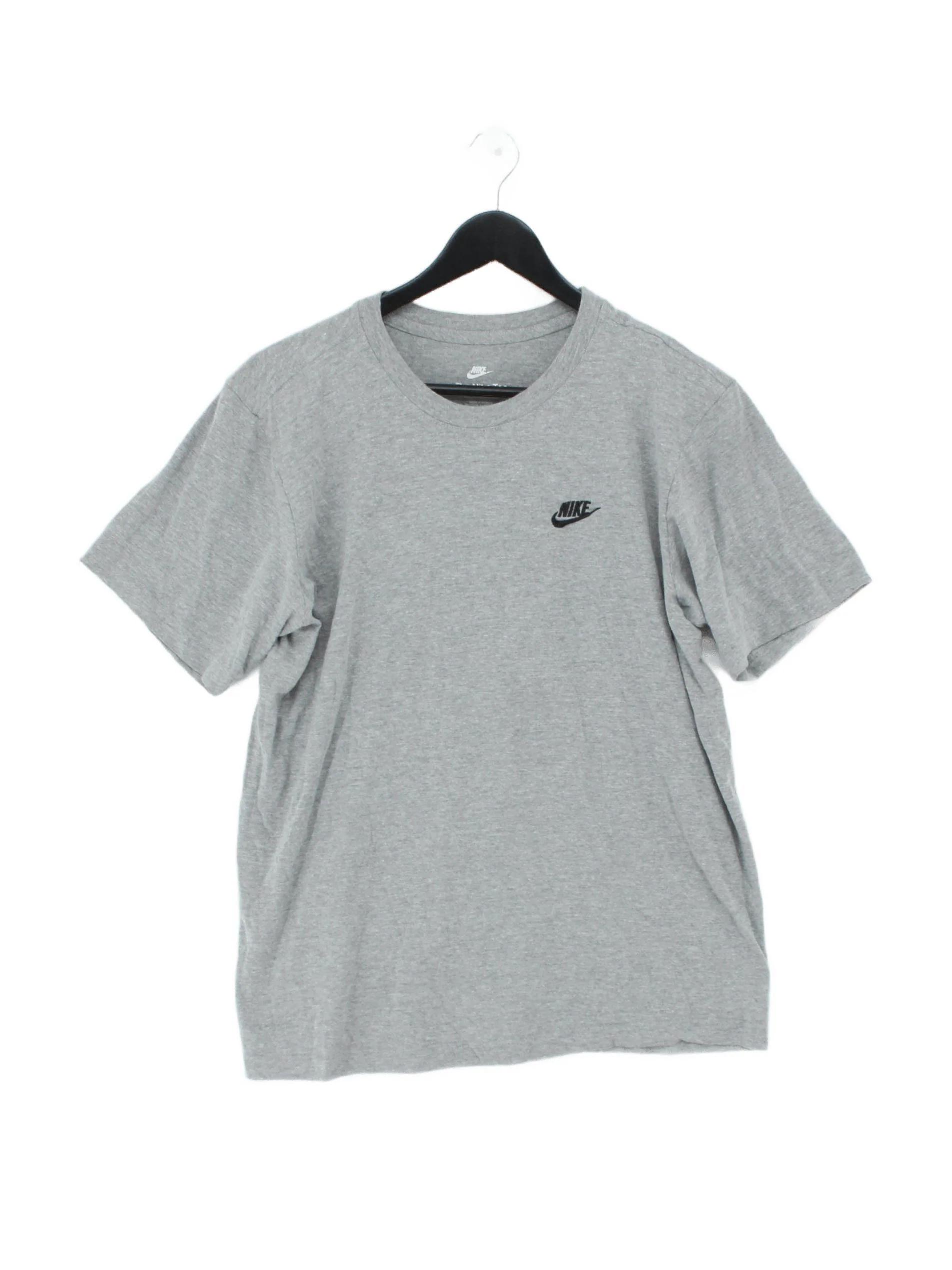 Nike Men's T-Shirt S Grey Cotton with Polyester Basic