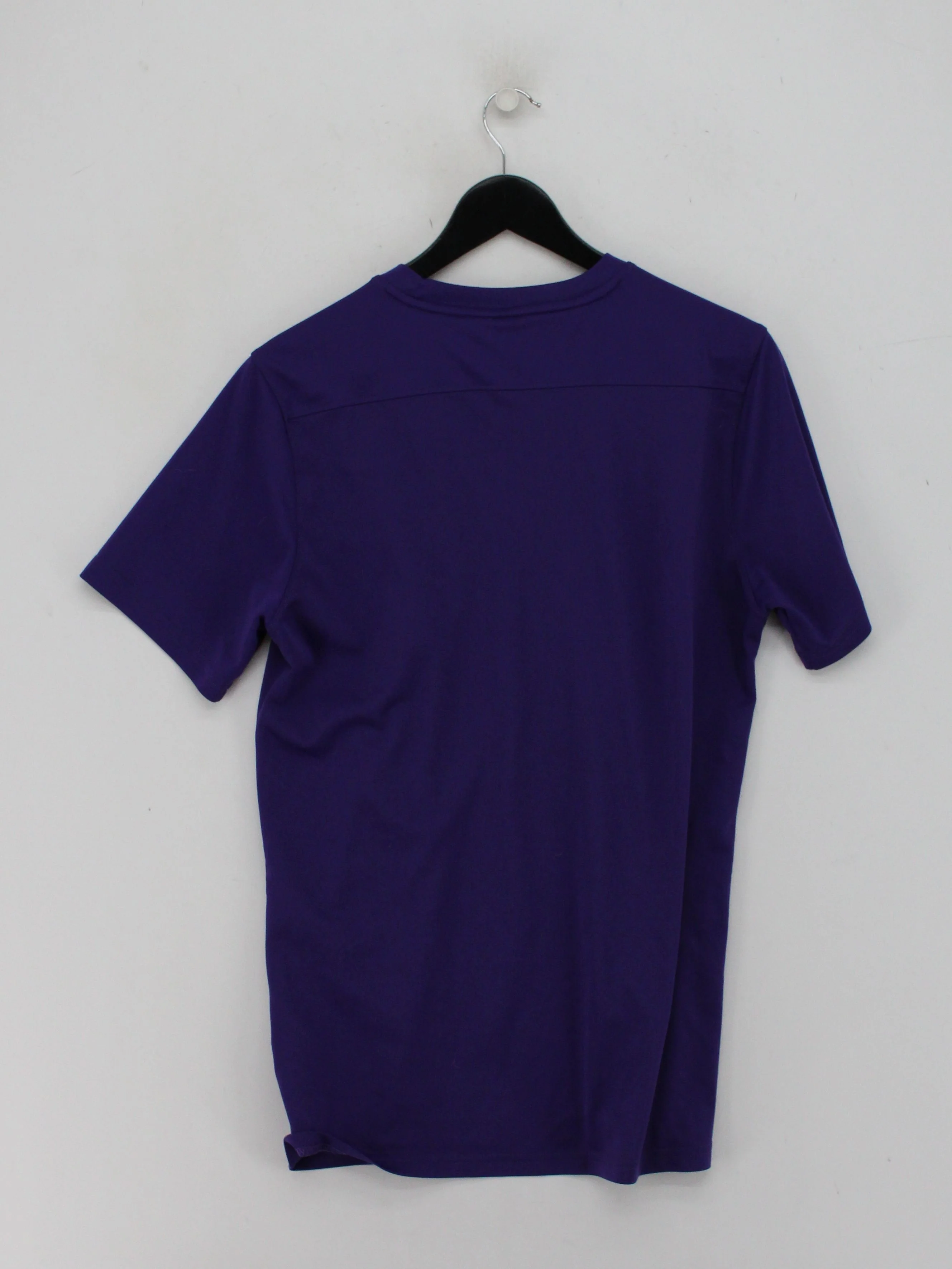 Nike Men's T-Shirt S Purple Graphic 100% Polyester Round Neck Basic - Image 2
