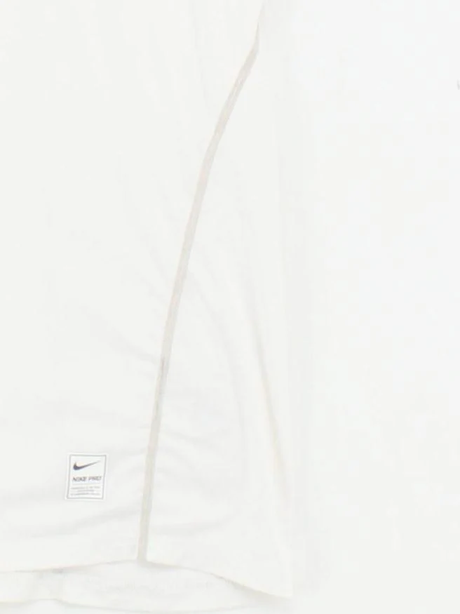 Nike Men's T-Shirt S White Polyester with Spandex Round Neck Basic - Image 4