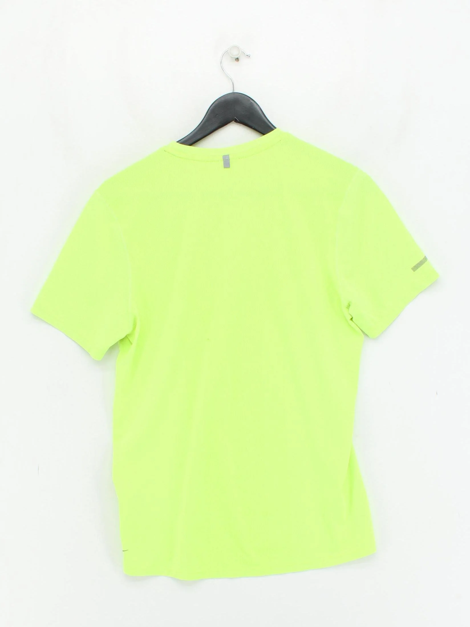Nike Men's T-Shirt S Yellow 100% Polyester Round Neck Basic - Image 2