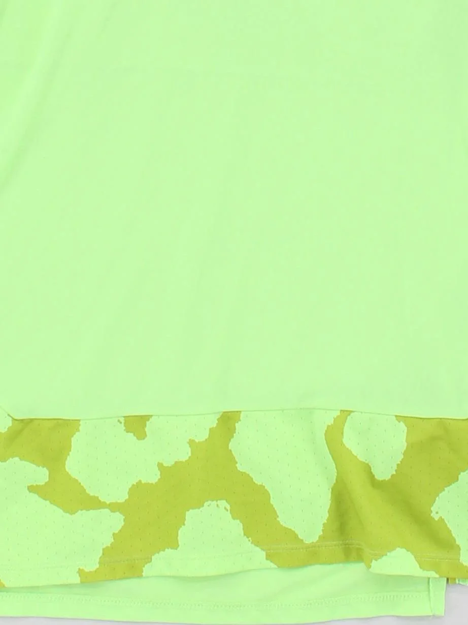 Nike Men's T-Shirt S Yellow Graphic Polyester with Elastane Round Neck Basic - Image 4
