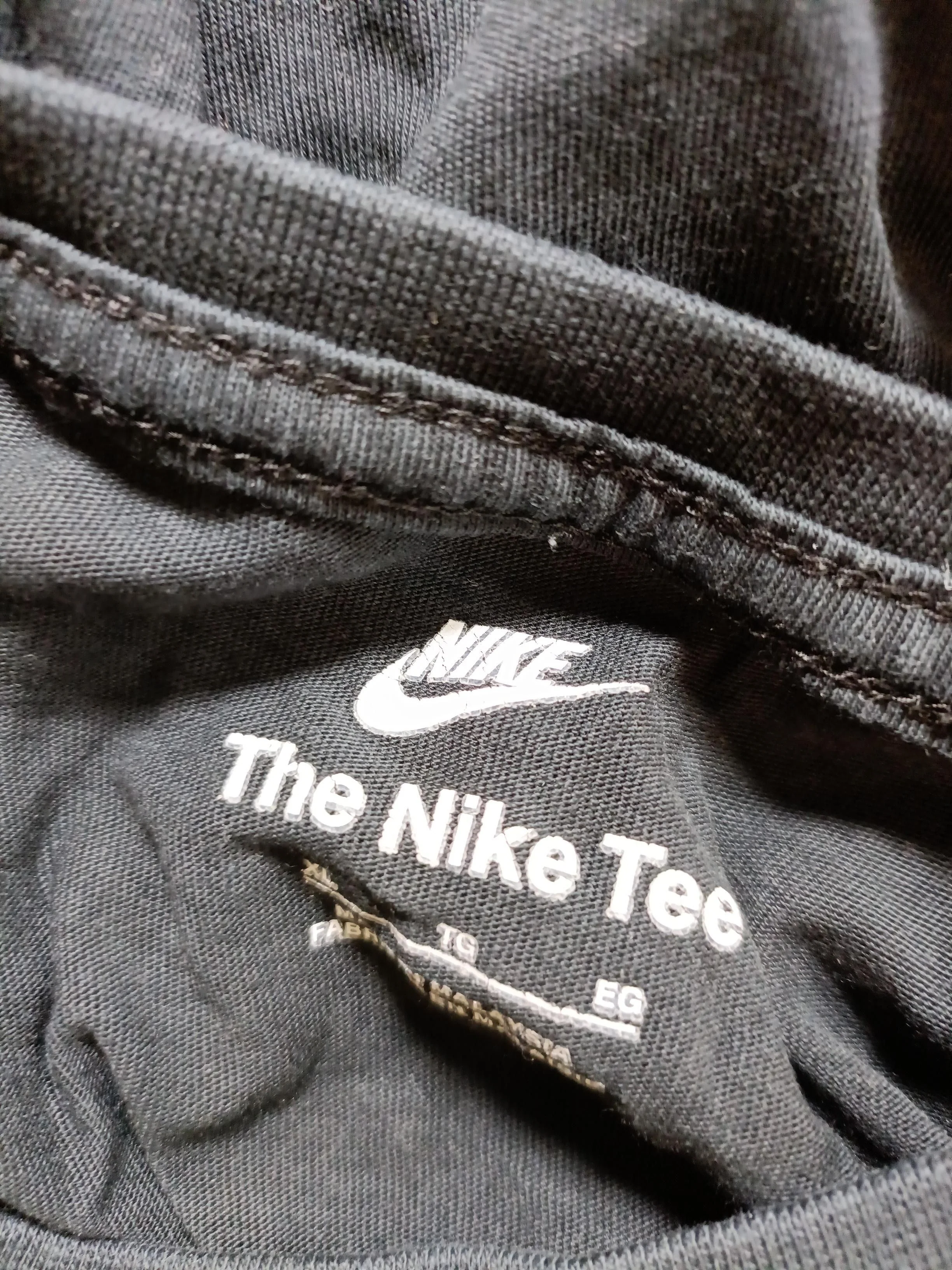 Nike Men's T-Shirt XL Black 100% Cotton Basic - Image 5