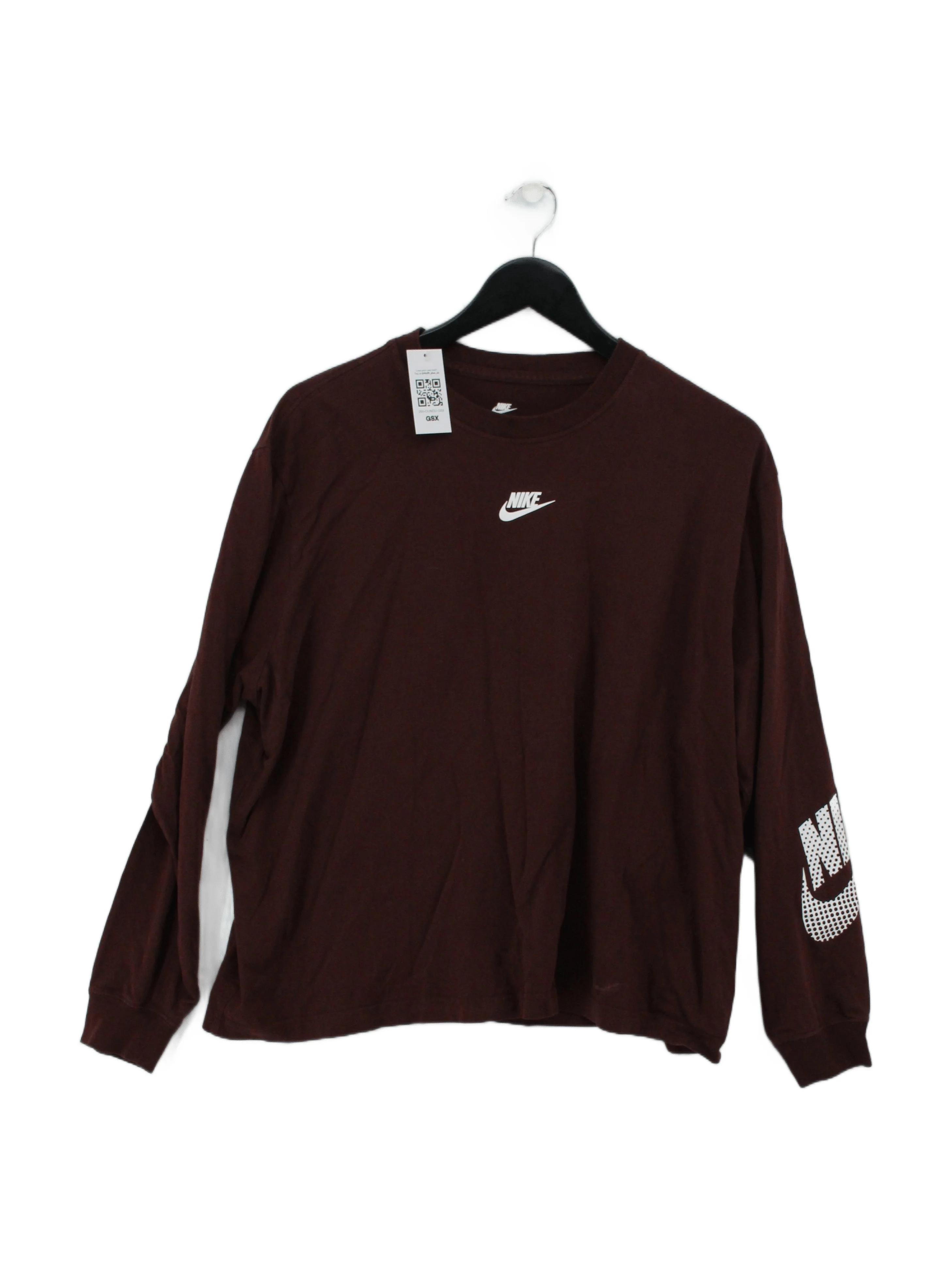 Nike Men's T-Shirt XL Brown 100% Cotton Basic