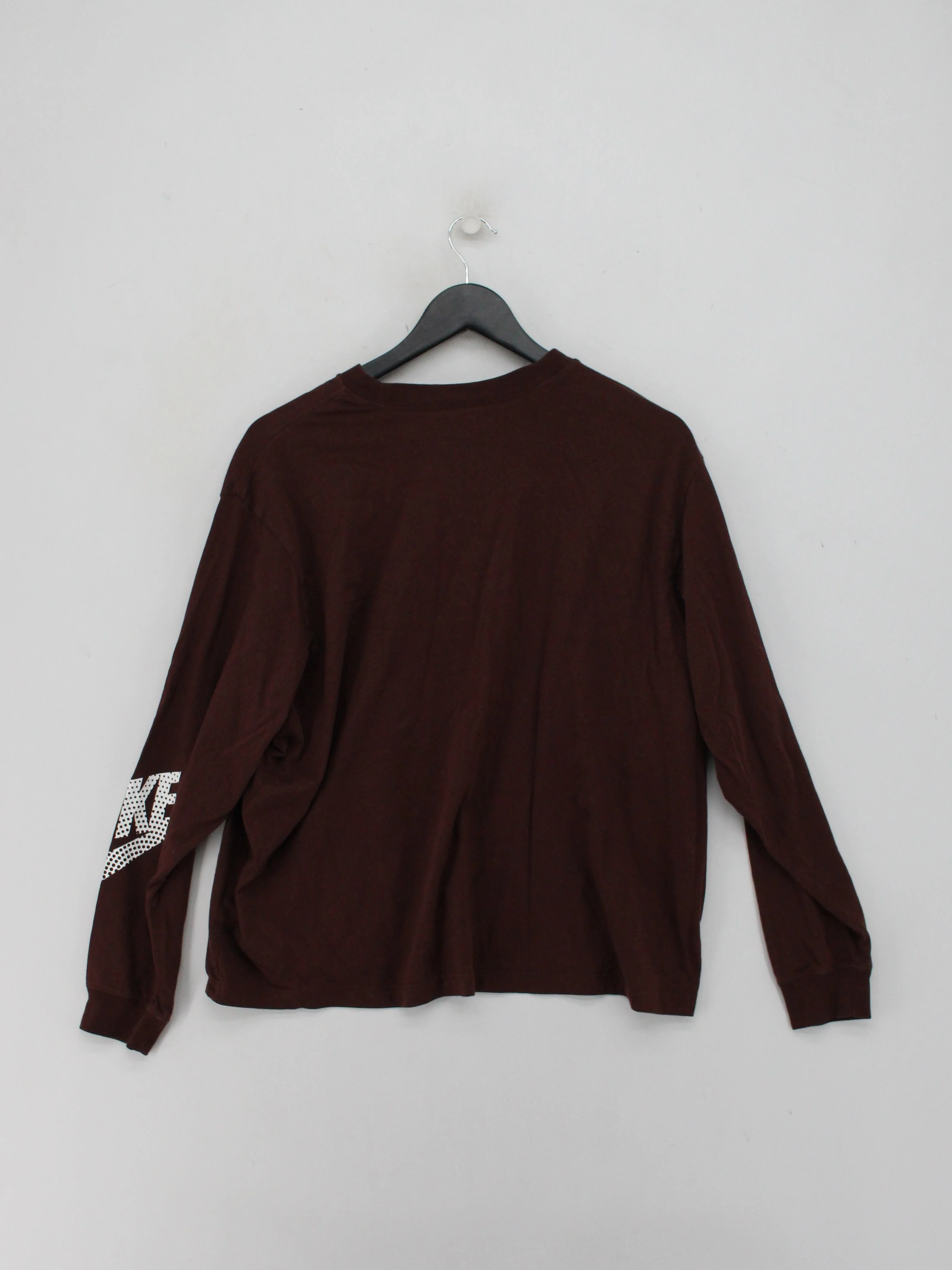 Nike Men's T-Shirt XL Brown 100% Cotton Basic - Image 2