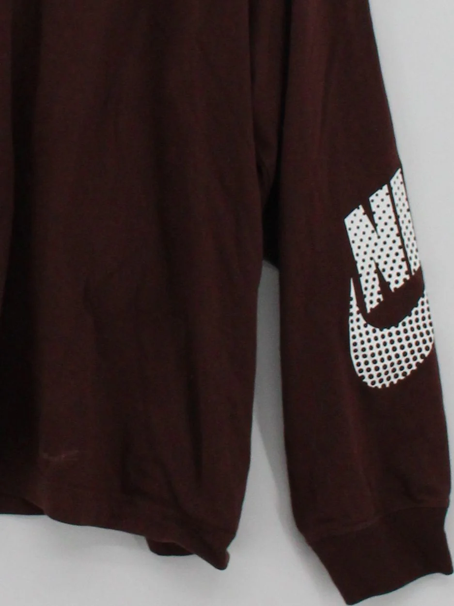 Nike Men's T-Shirt XL Brown 100% Cotton Basic - Image 4