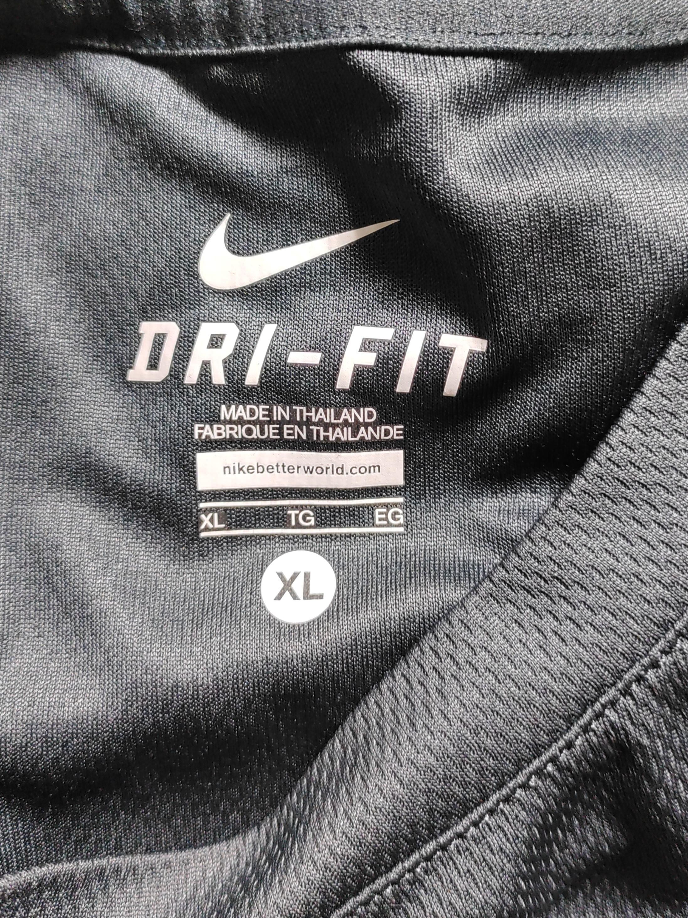 Nike Men's T-Shirt XL Grey Graphic 100% Polyester Round Neck Basic - Image 5