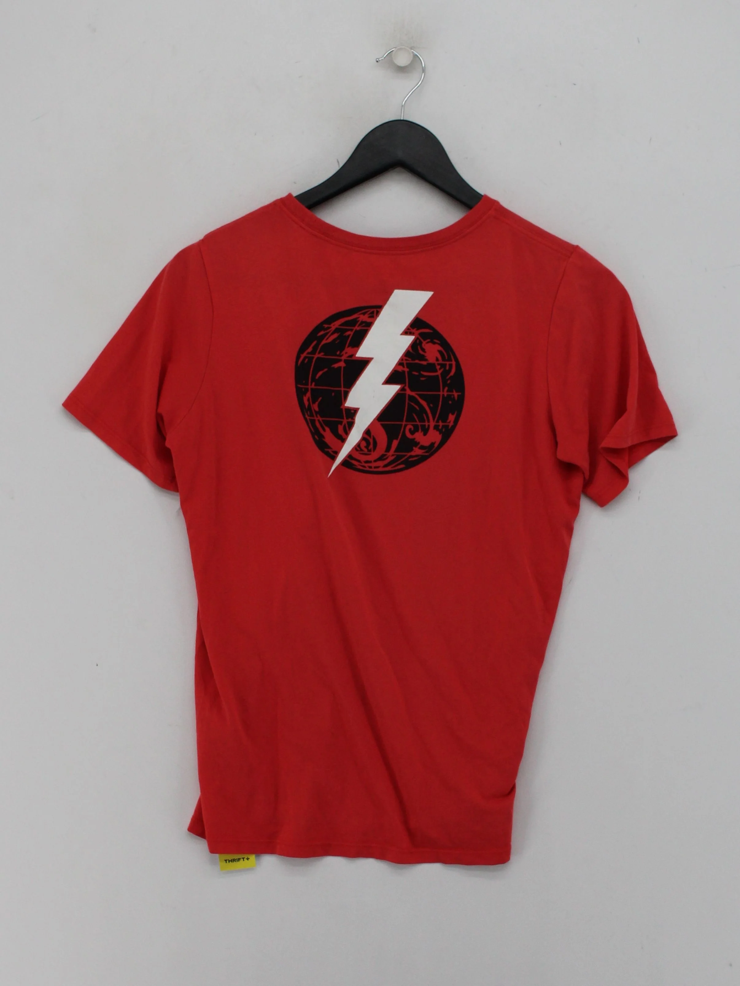 Nike Men's T-Shirt XL Red Graphic Cotton with Polyester Round Neck Basic - Image 2