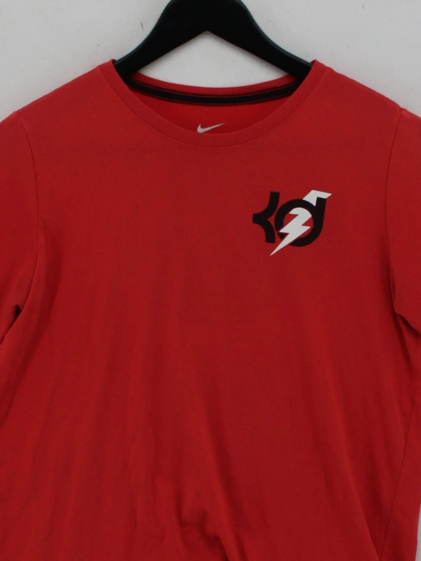 Nike Men's T-Shirt XL Red Graphic Cotton with Polyester Round Neck Basic - Image 3