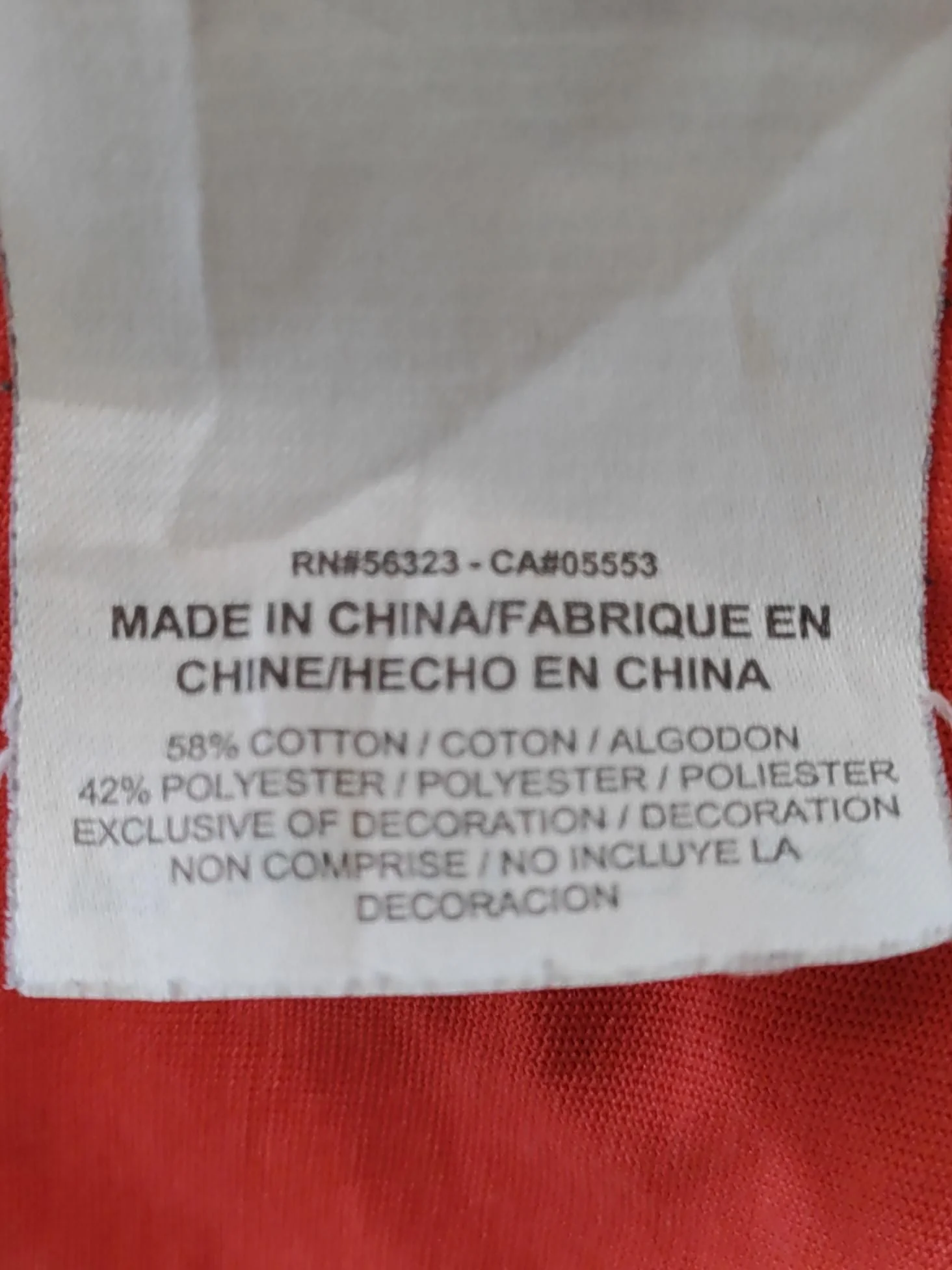 Nike Men's T-Shirt XL Red Graphic Cotton with Polyester Round Neck Basic - Image 6