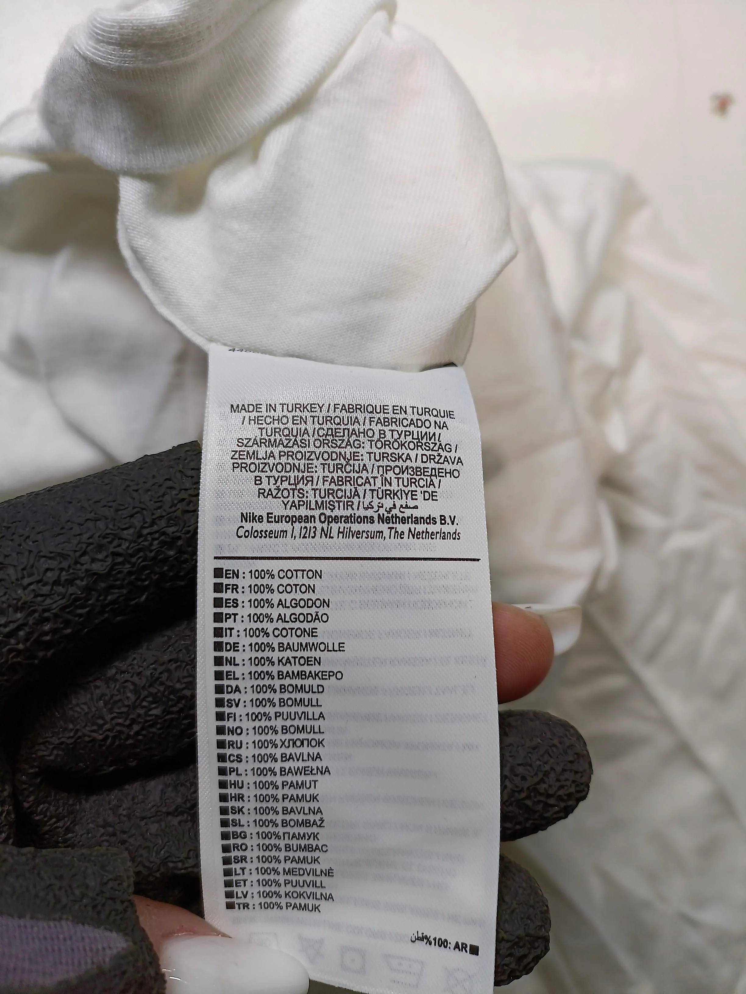 Nike Men's T-Shirt XL White 100% Cotton Basic - Image 6