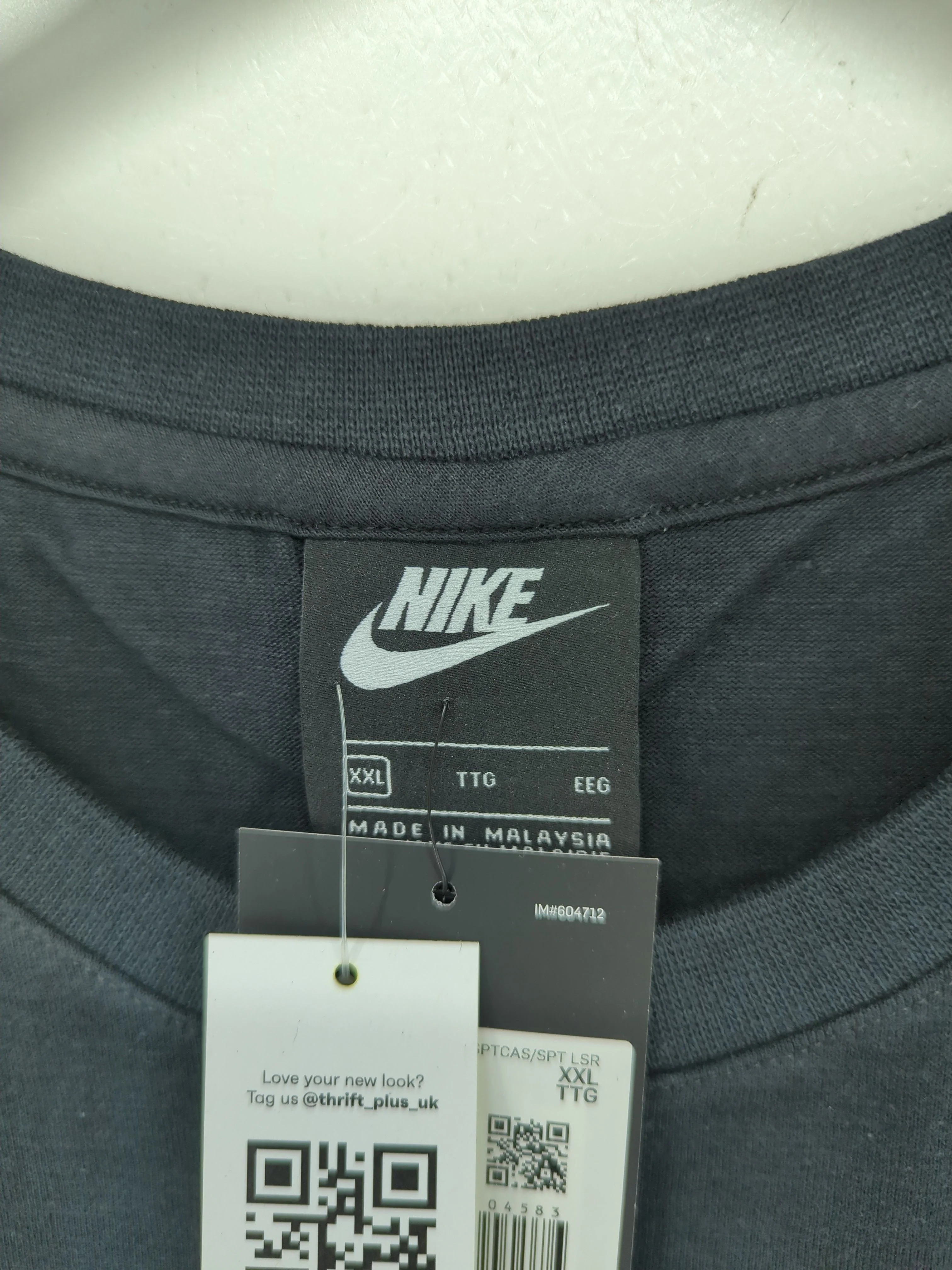 Nike Men's T-Shirt XXL Black Cotton with Polyester Basic New with tags - Image 5