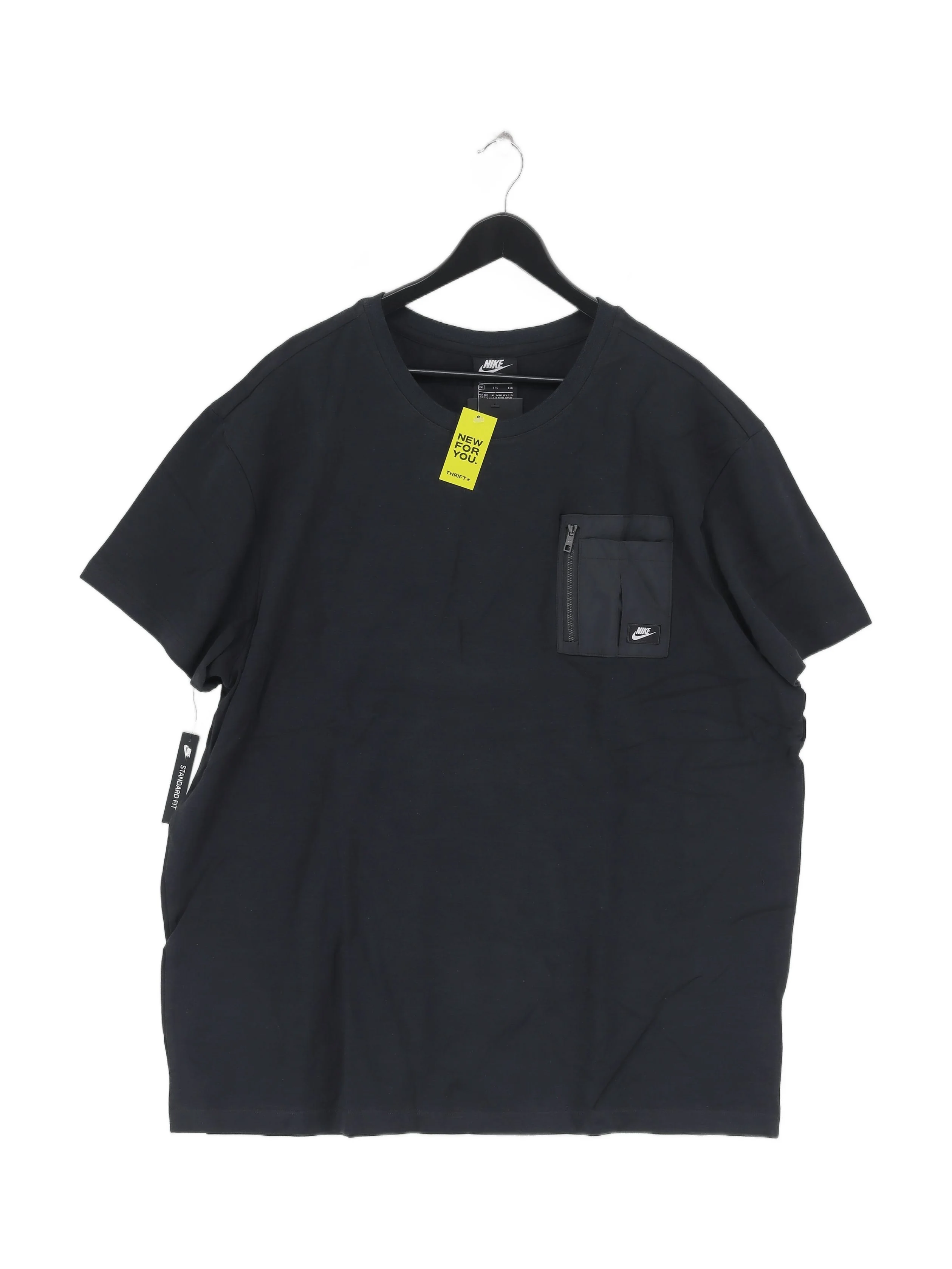 Nike Men's T-Shirt XXL Black Cotton with Polyester Basic New with tags