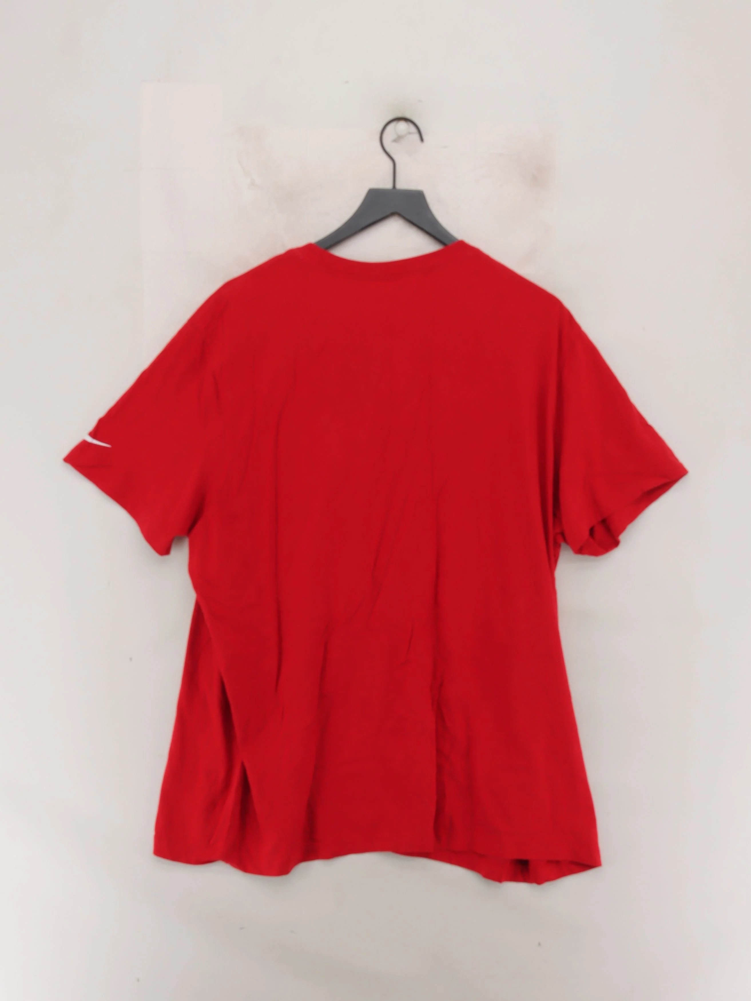 Nike Men's T-Shirt XXL Red Graphic 100% Cotton Basic - Image 2