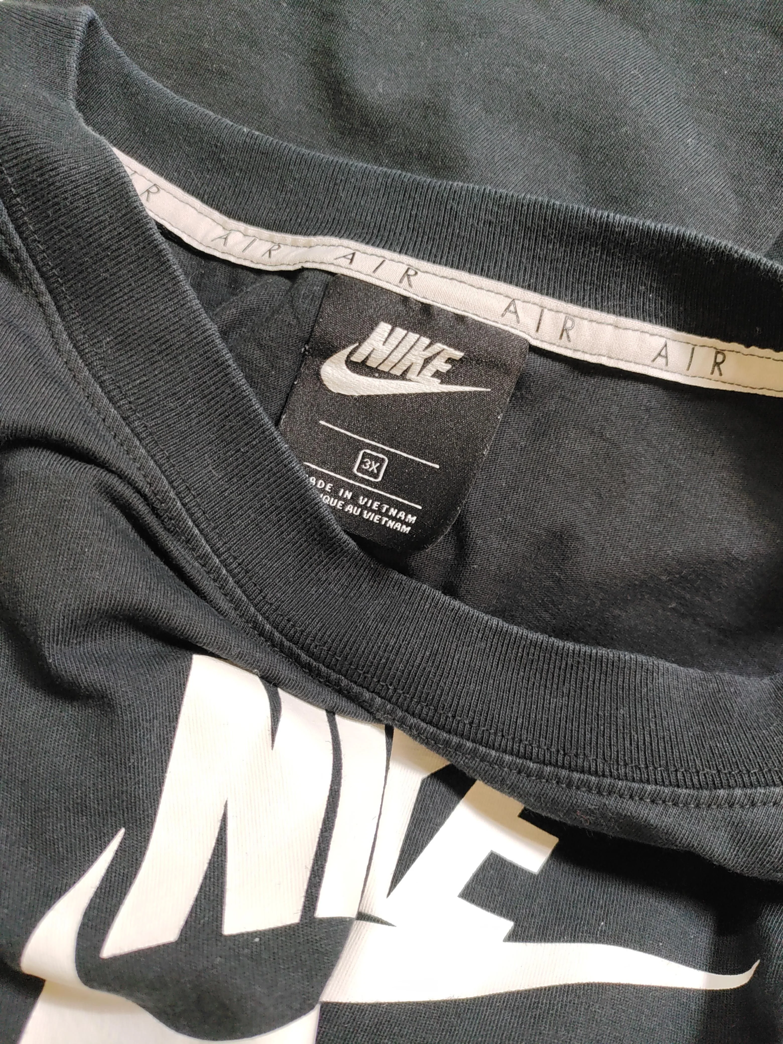 Nike Men's T-Shirt XXXL Black Graphic 100% Cotton Basic - Image 5