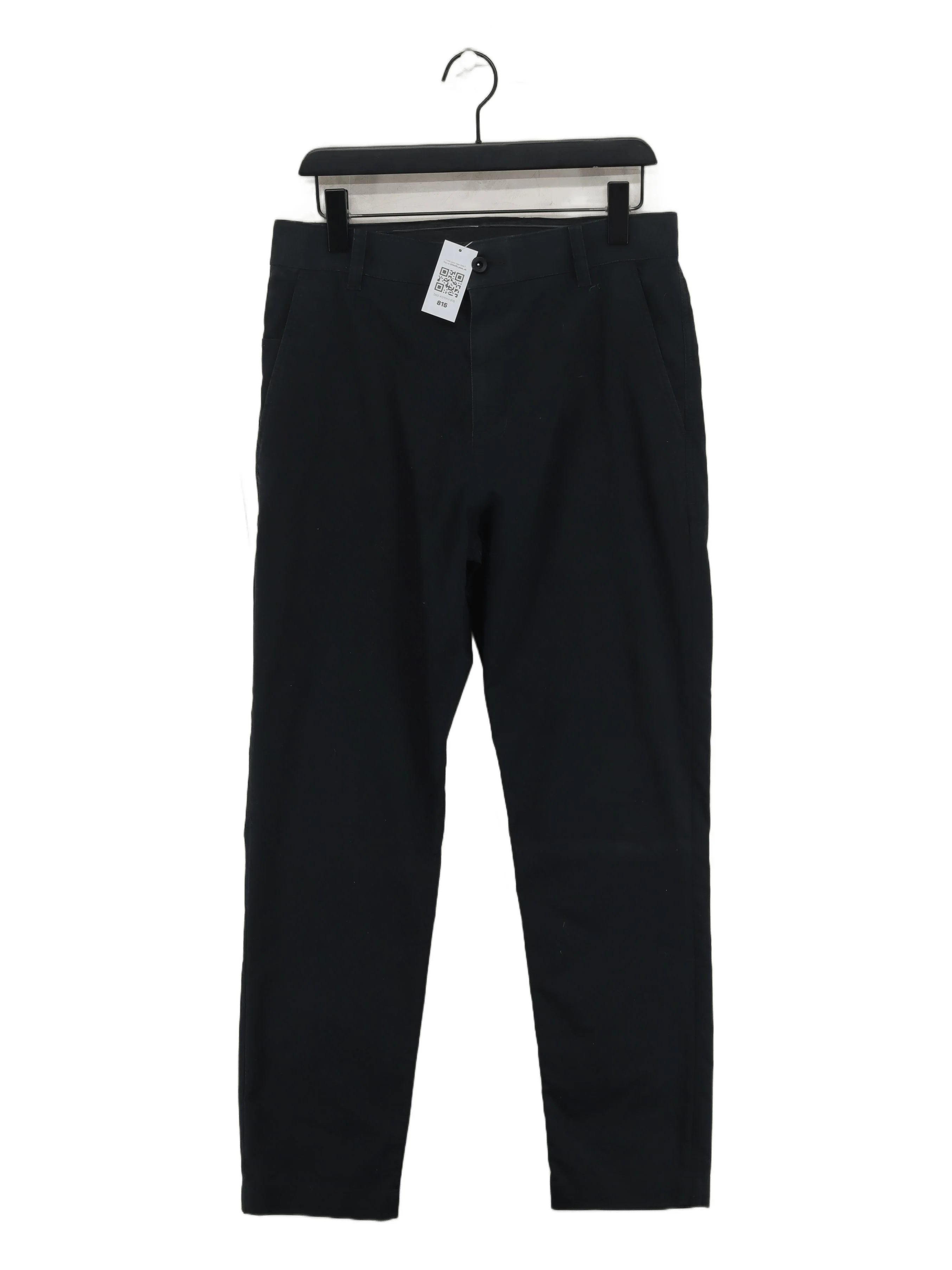 Nike Men's Trousers W 32 in Black Cotton with Polyester, Elastane Chino
