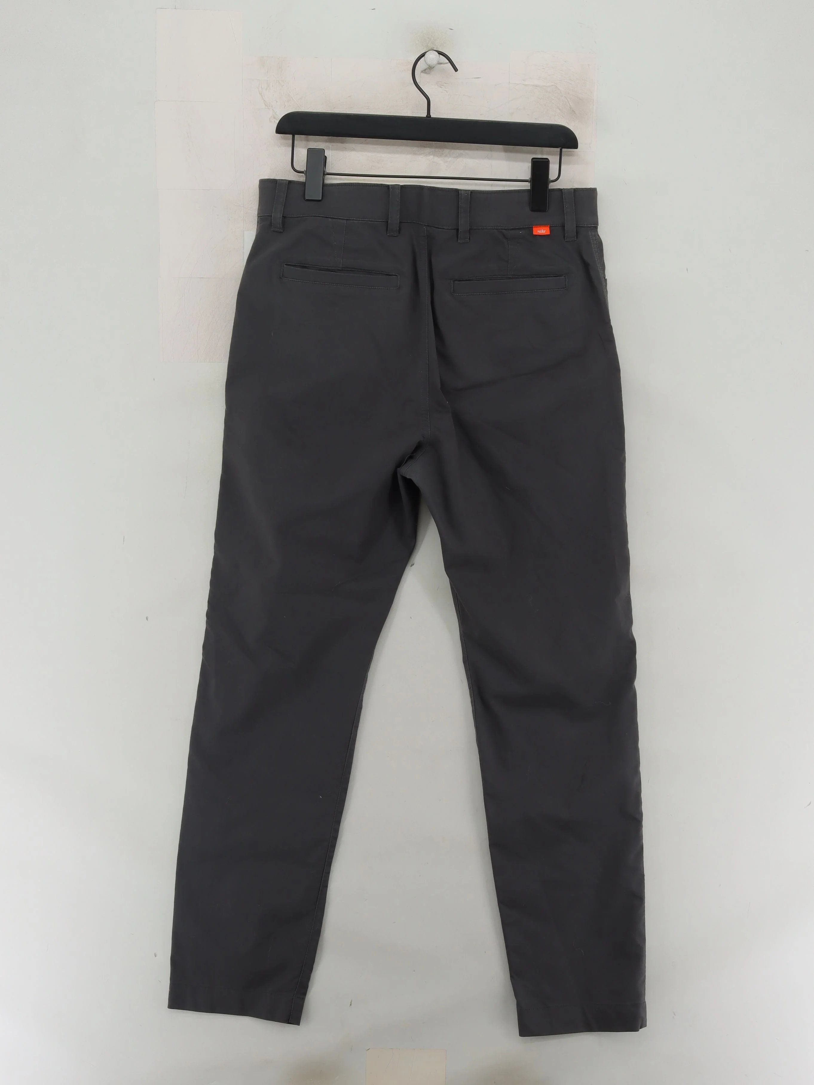 Nike Men's Trousers W 32 in Grey Polyester with Cotton, Elastane Chino - Image 2