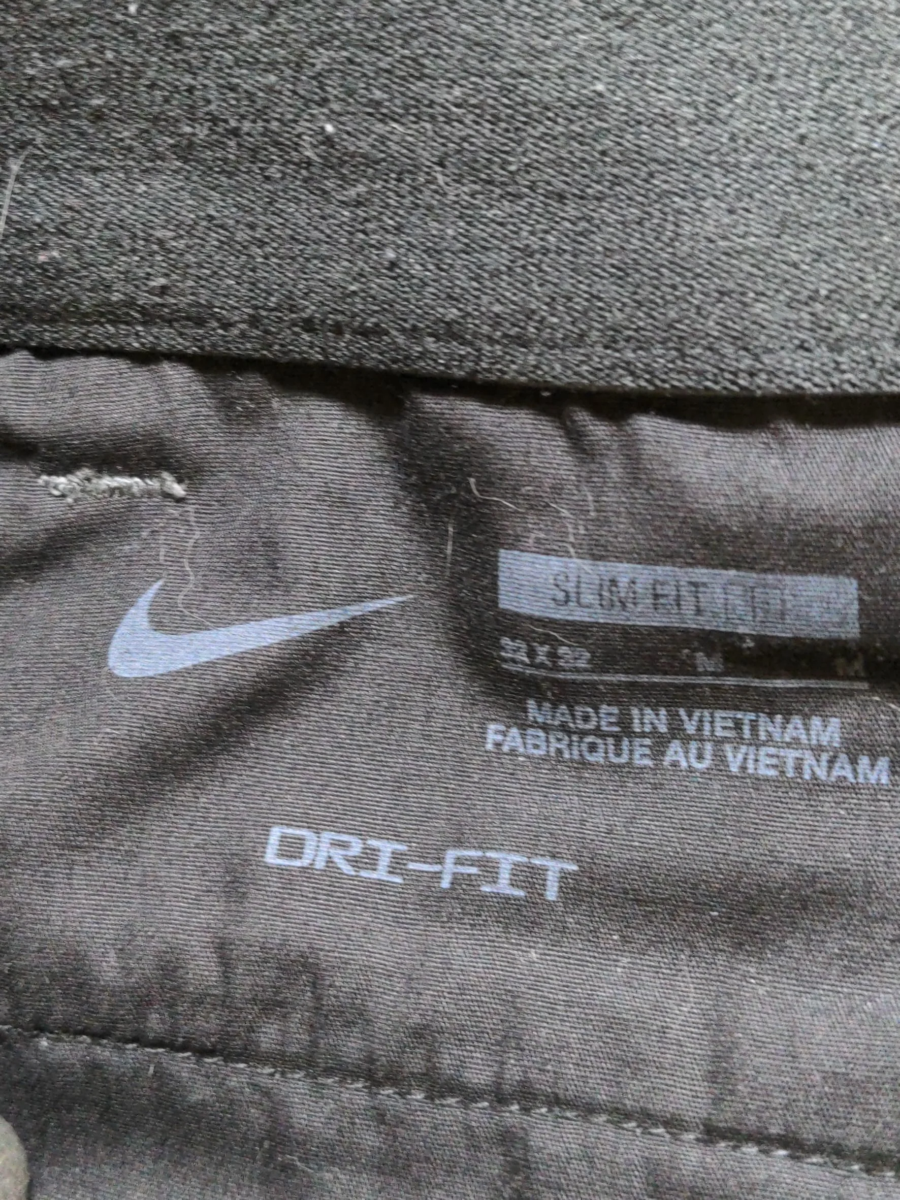 Nike Men's Trousers W 32 in Grey Polyester with Cotton, Elastane Chino - Image 6
