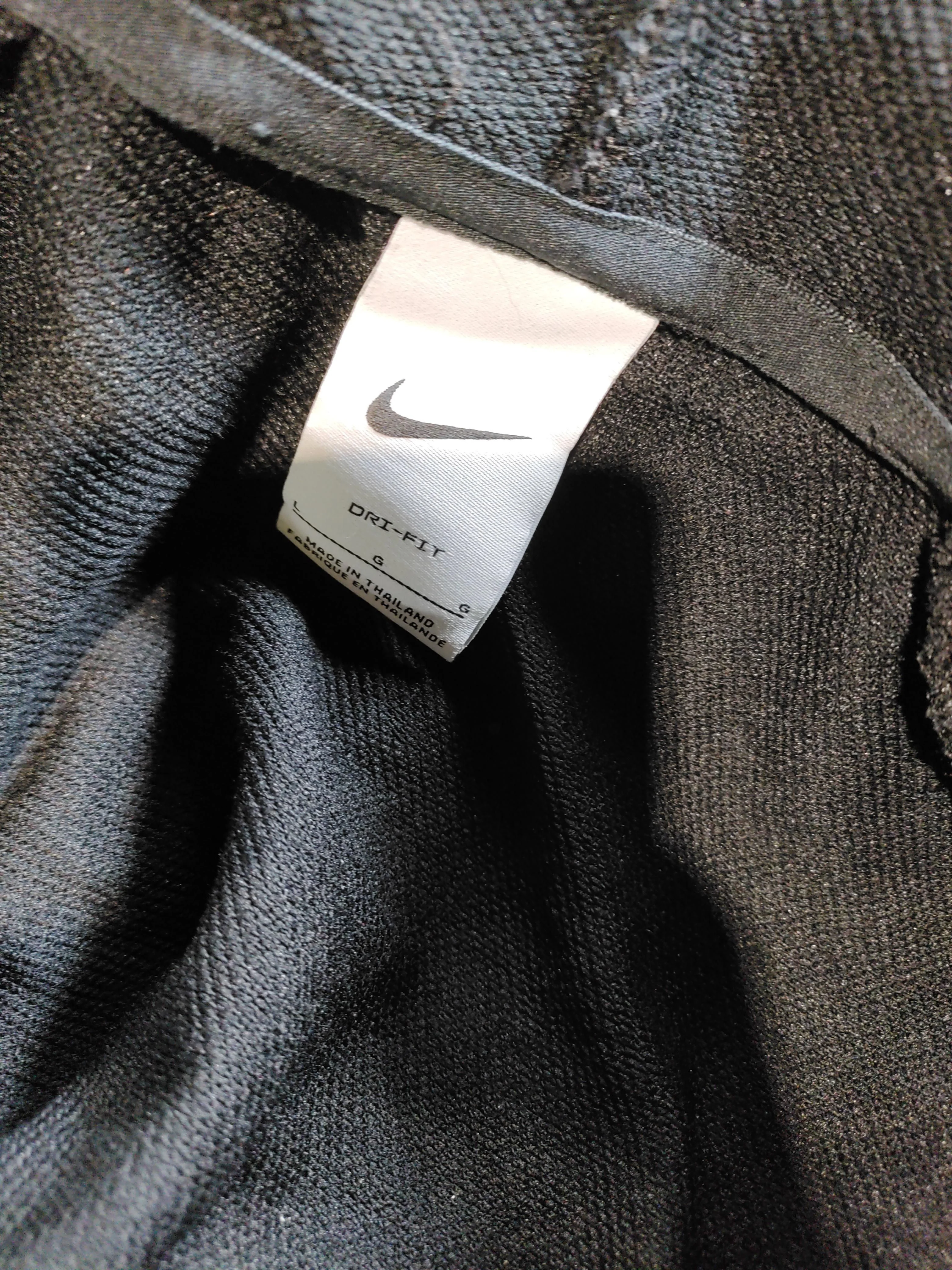 Nike Women's Hoodie L Black Cotton with Polyester Pullover - Image 5