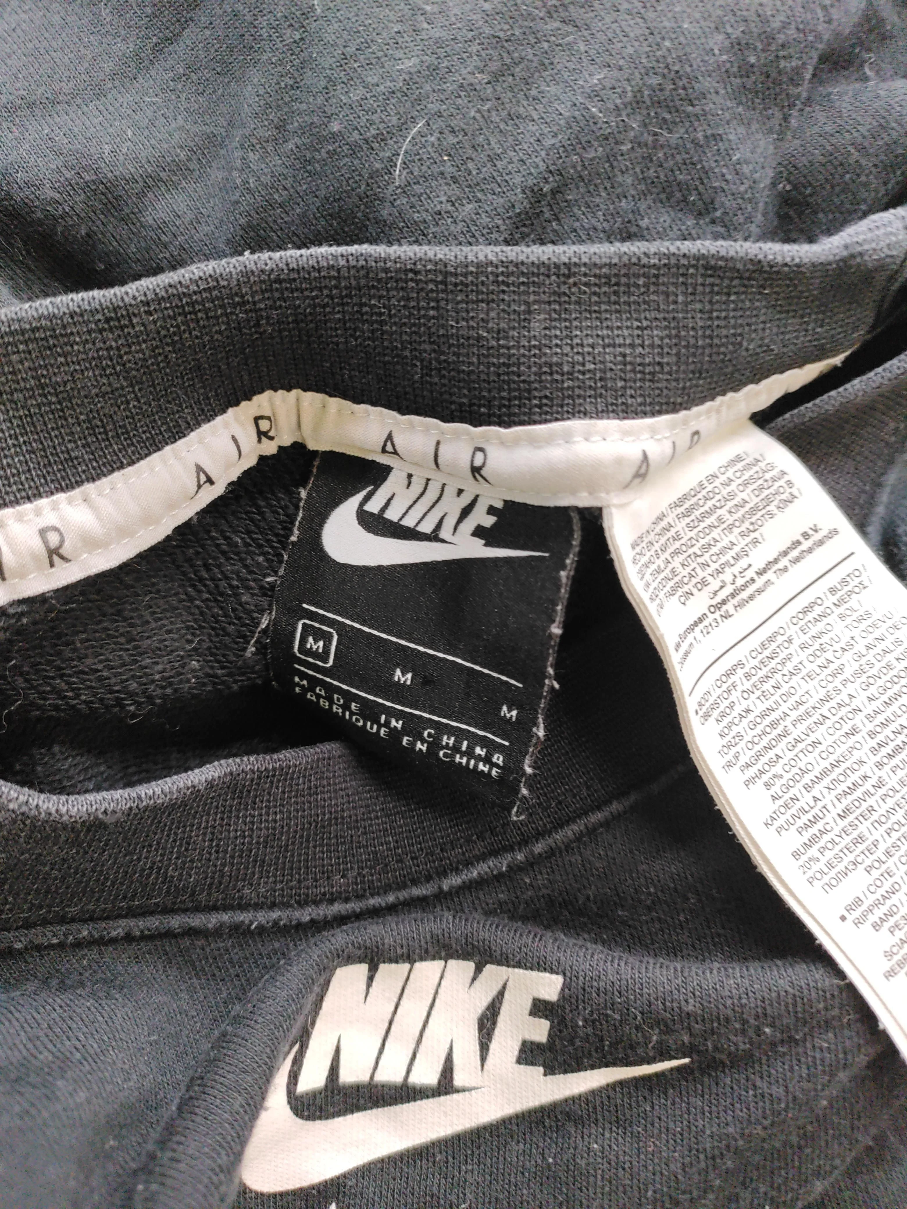 Nike Women's Hoodie M Black Cotton with Polyester, Elastane Pullover - Image 7