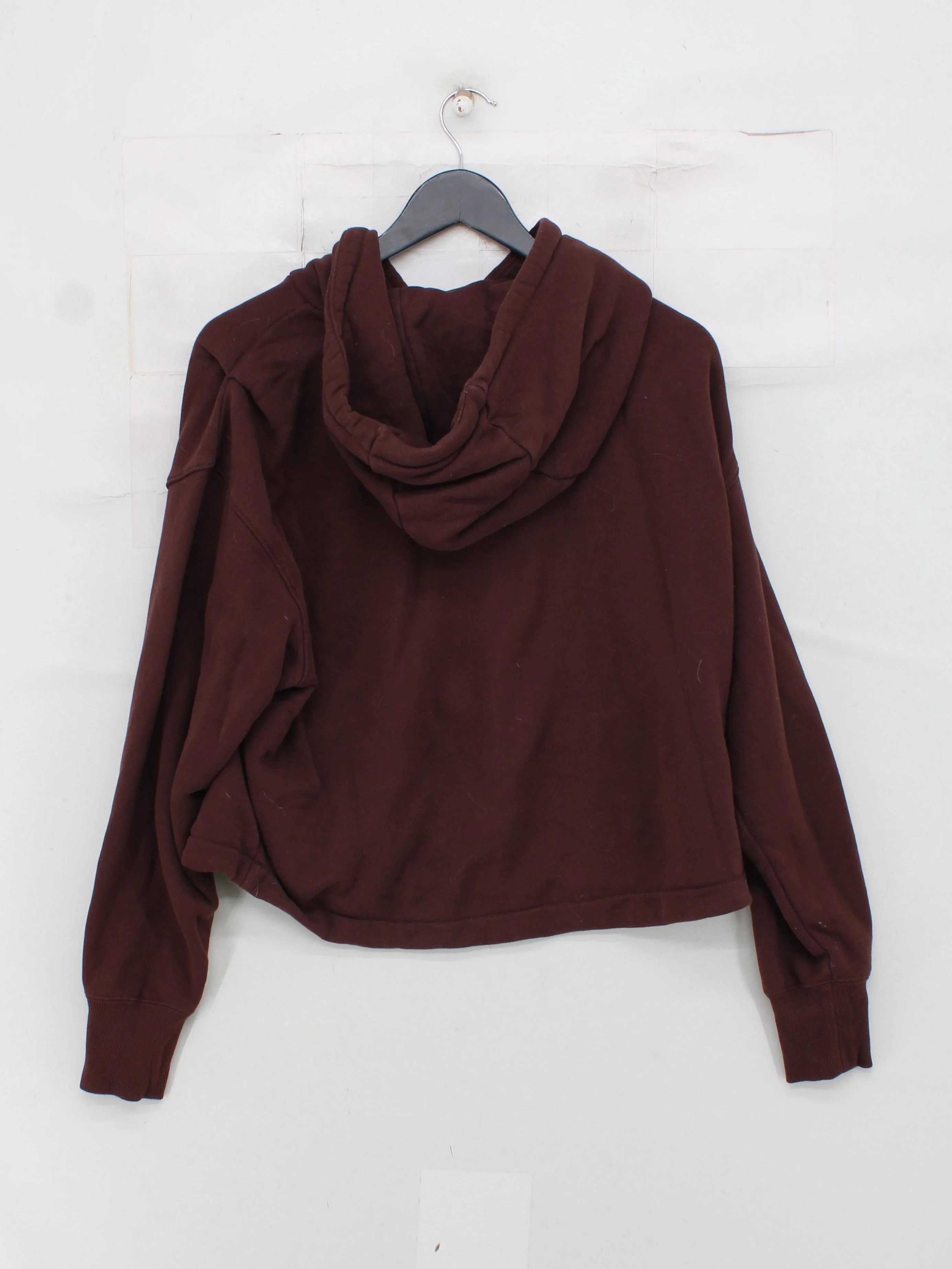Nike Women's Hoodie M Brown 100% Cotton Pullover - Image 2