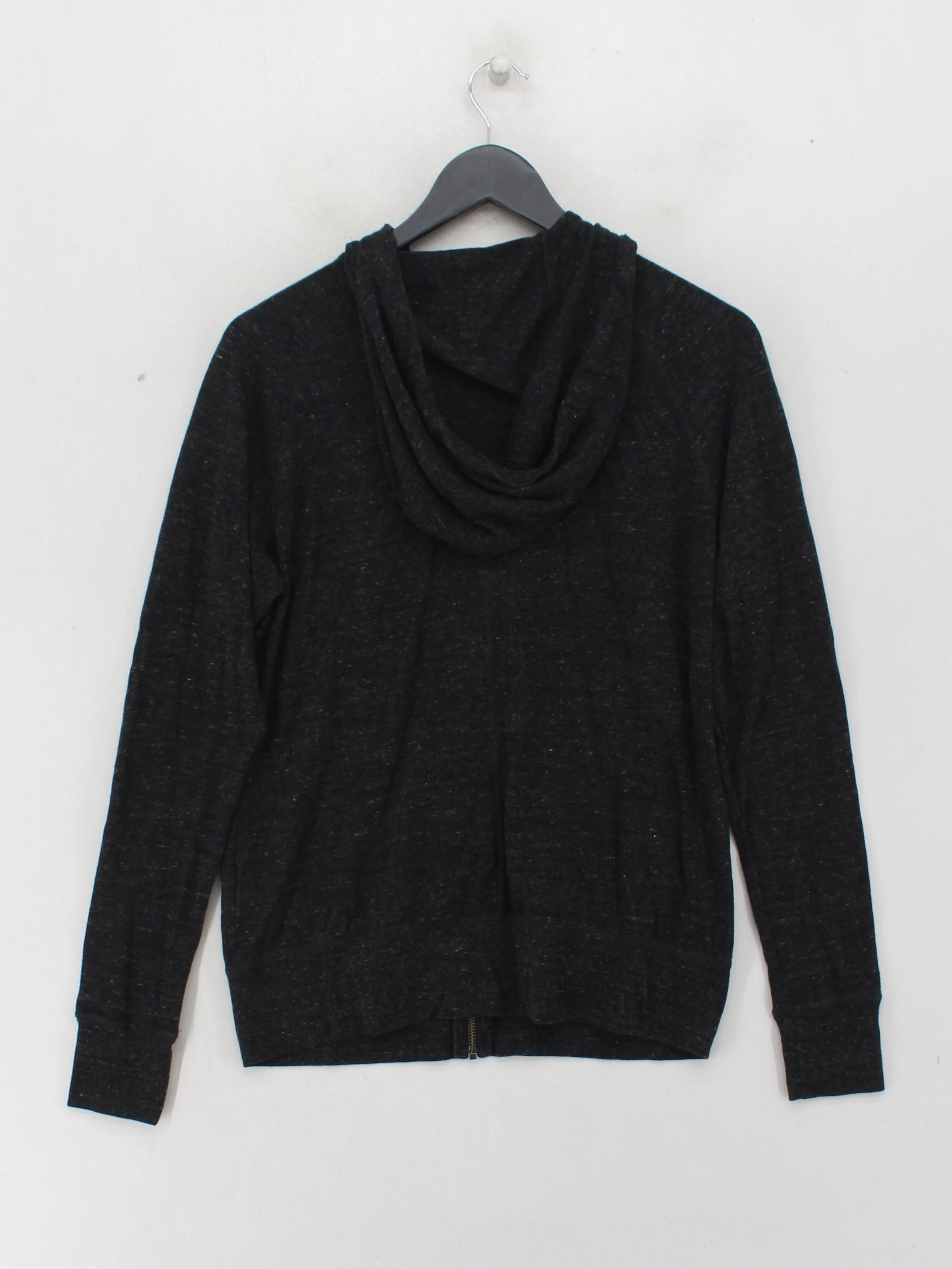 Nike Women's Hoodie M Grey Cotton with Polyester Pullover - Image 2