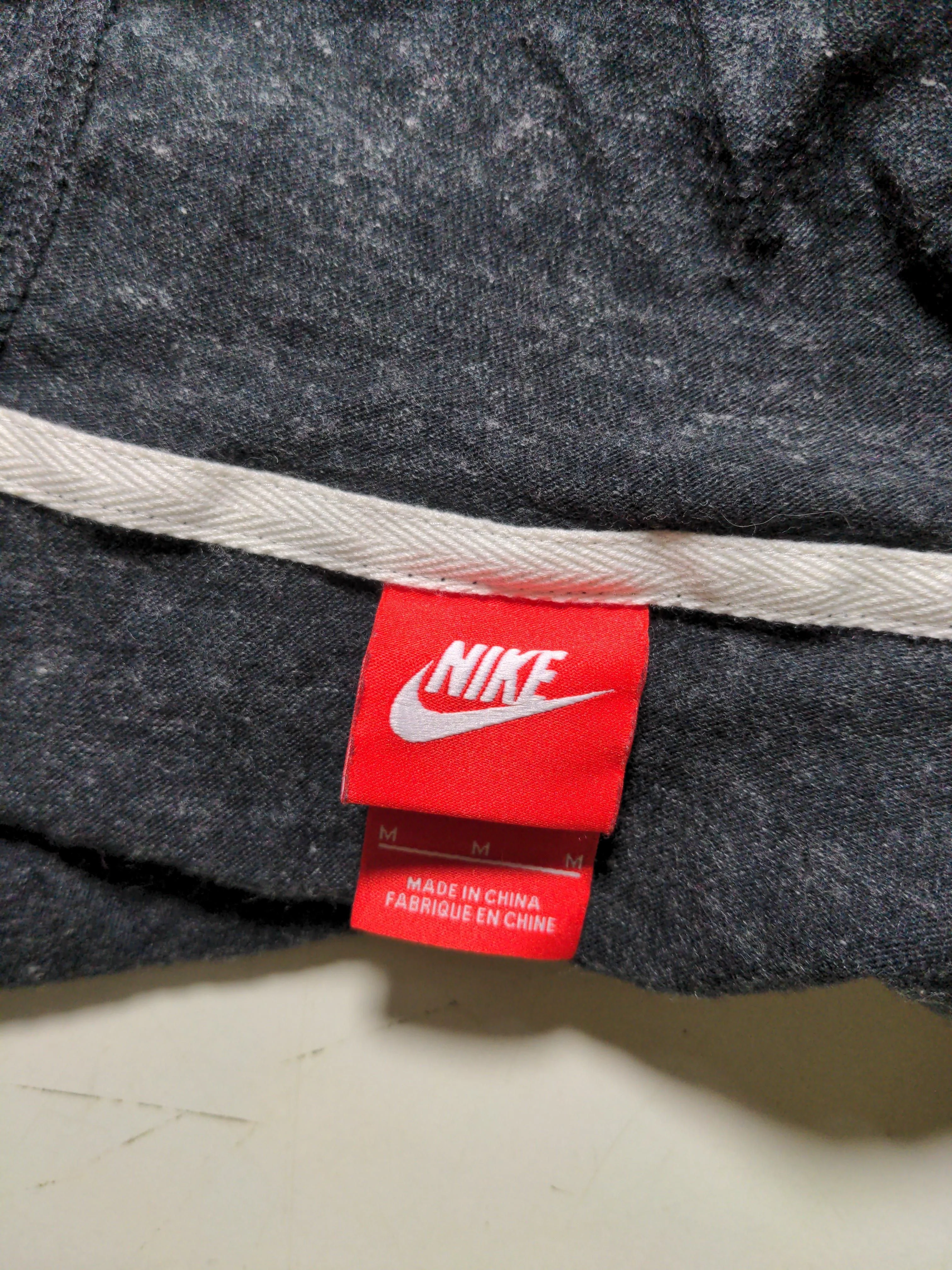 Nike Women's Hoodie M Grey Cotton with Polyester Pullover - Image 5
