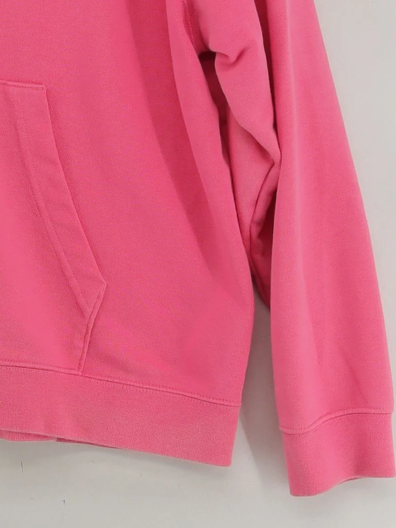 Nike Women's Hoodie M Pink Cotton with Polyester Pullover - Image 4