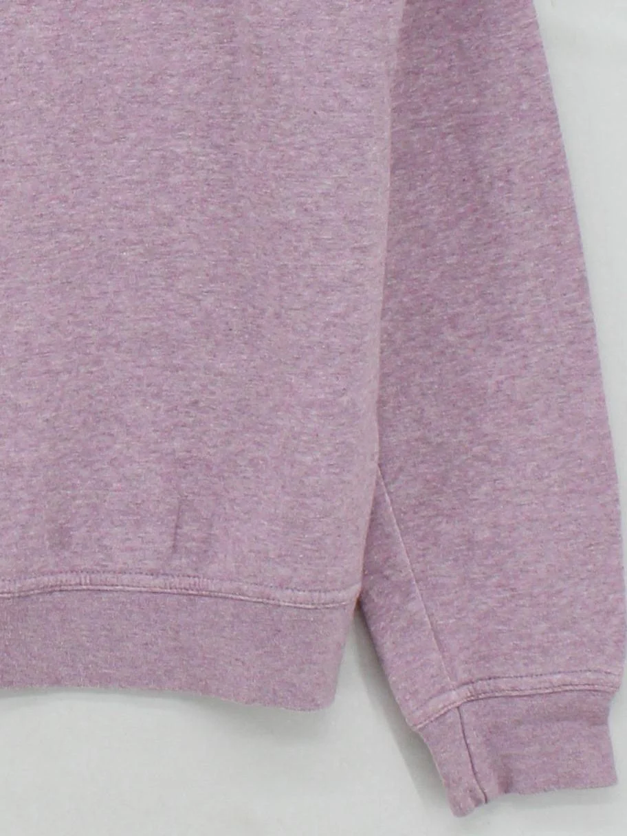 Nike Women's Hoodie M Purple Cotton with Viscose, Polyester Pullover - Image 4