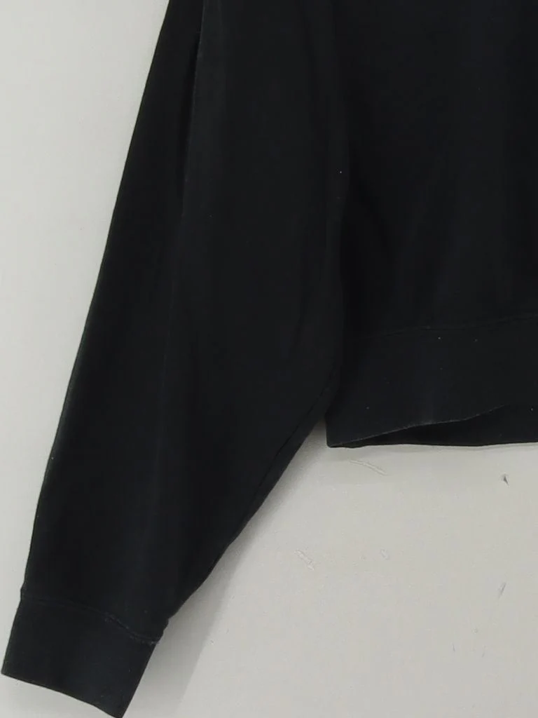 Nike Women's Hoodie S Black Cotton with Rayon, Polyester Pullover - Image 4