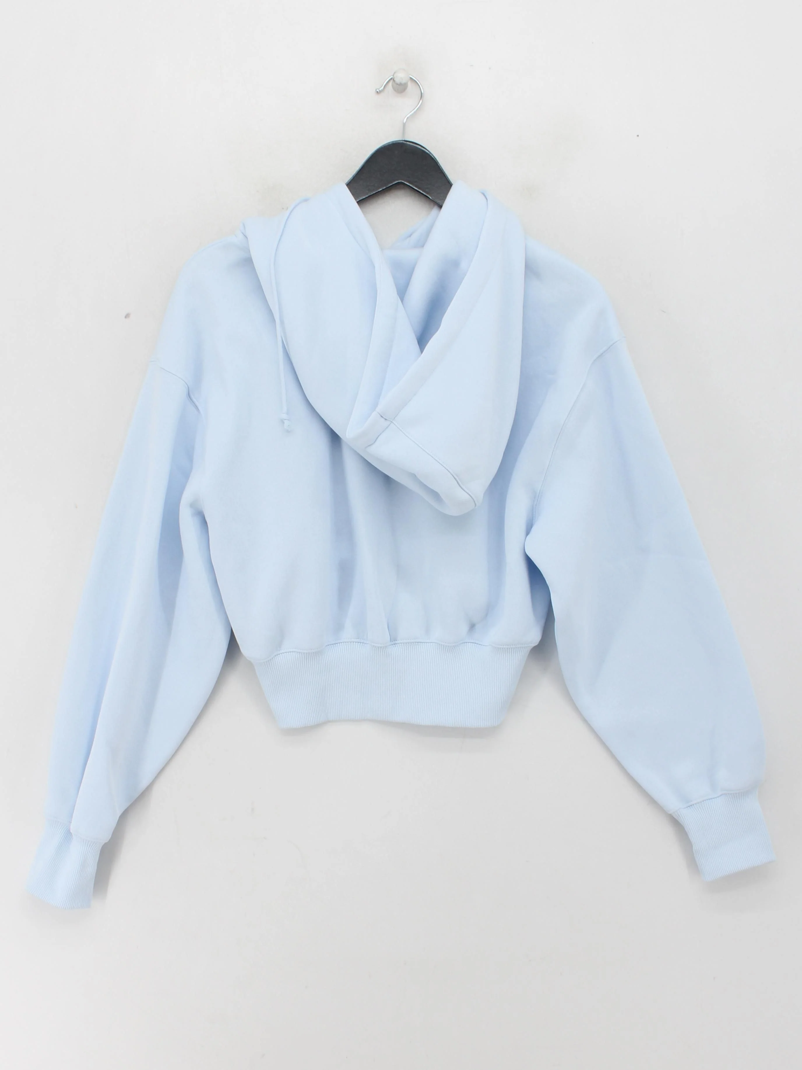 Nike Women's Hoodie S Blue Cotton with Polyester Pullover - Image 2