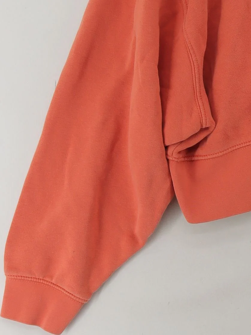Nike Women's Hoodie S Orange Cotton with Polyester Pullover - Image 4