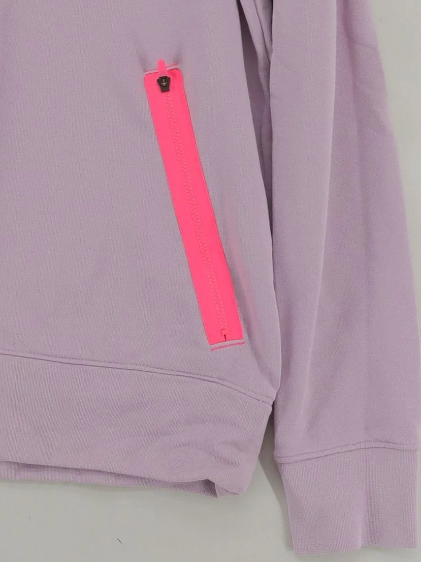 Nike Women's Hoodie S Purple Cotton with Polyester Pullover - Image 4