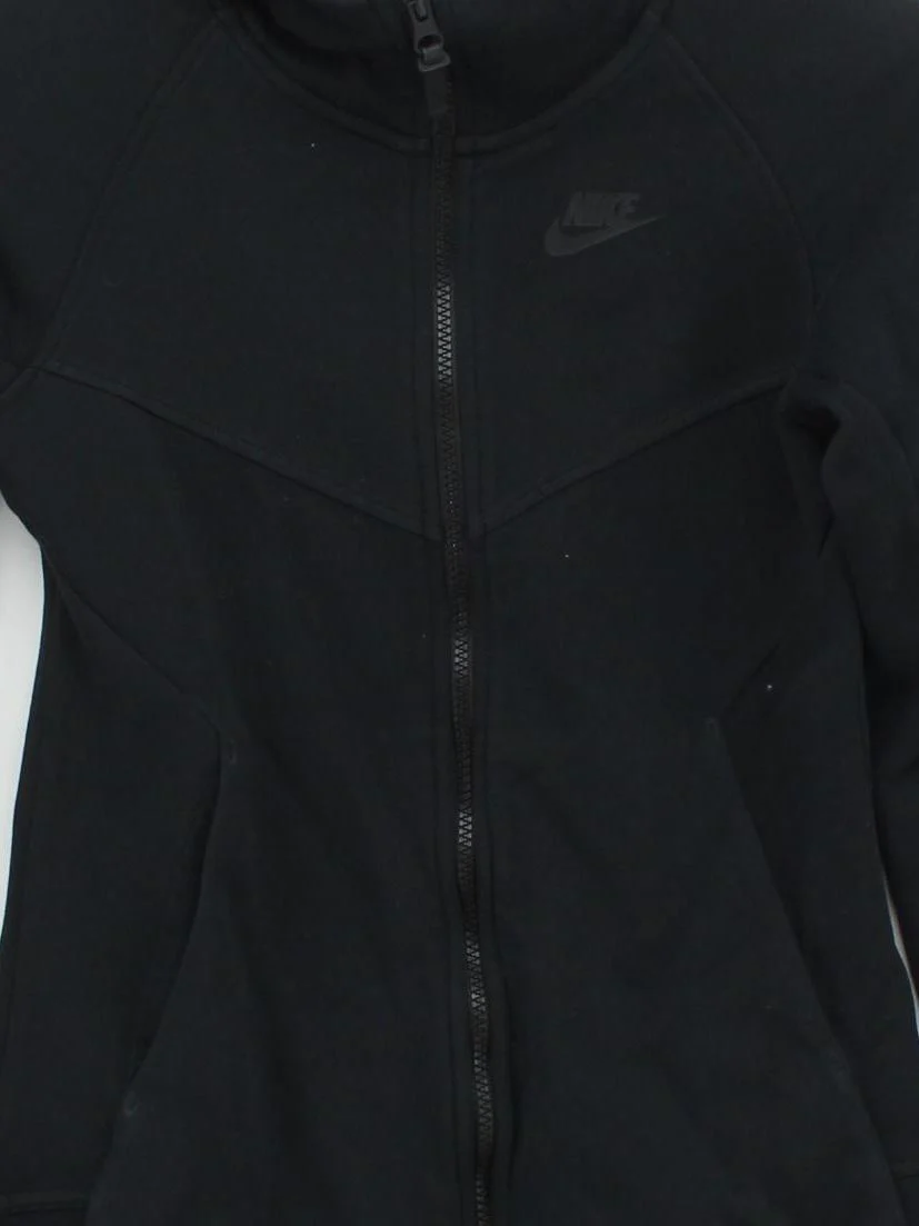 Nike Women's Hoodie XS Black Cotton with Polyester Pullover - Image 3