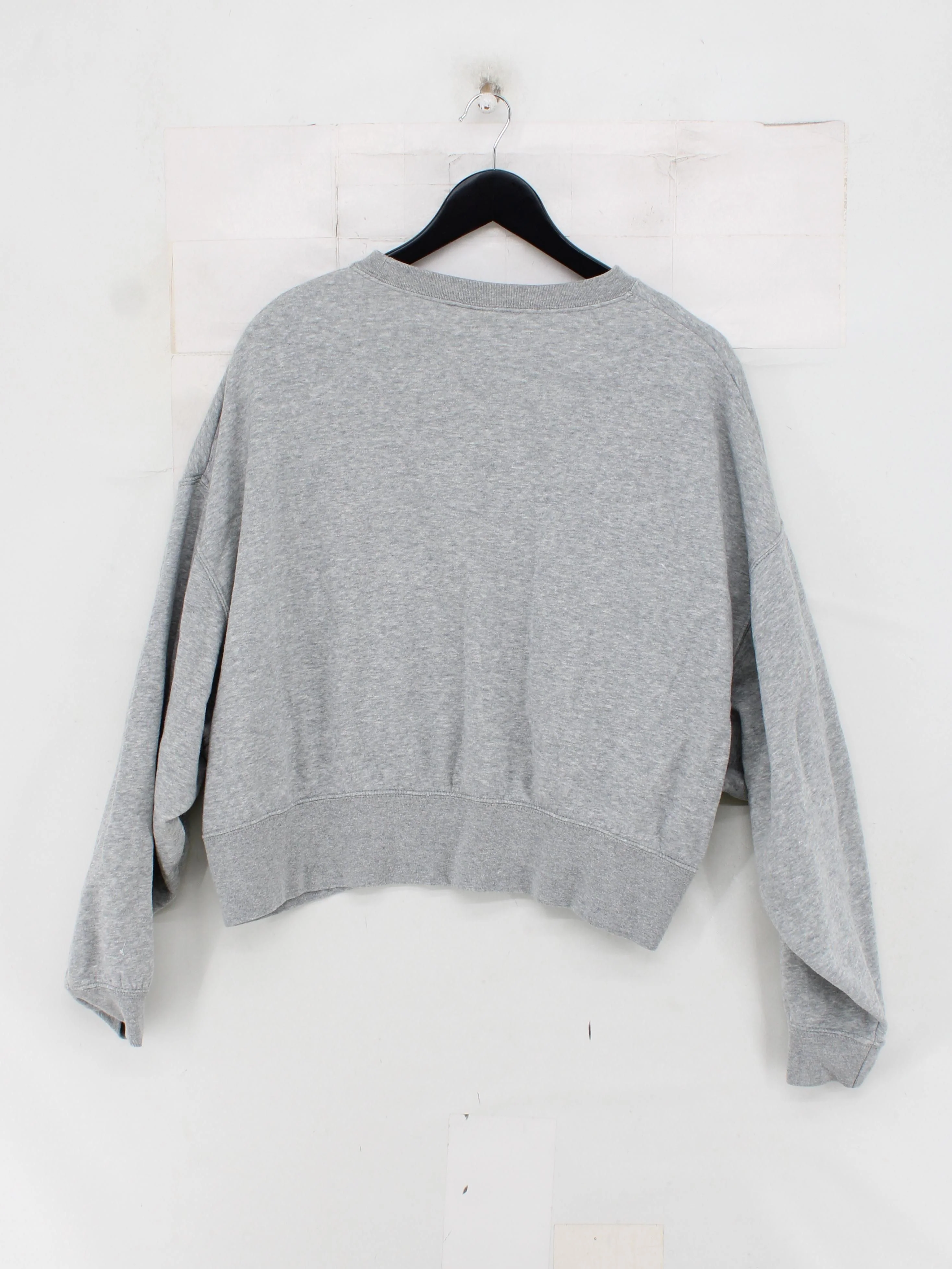Nike Women's Hoodie XS Grey Cotton with Polyester Pullover - Image 2