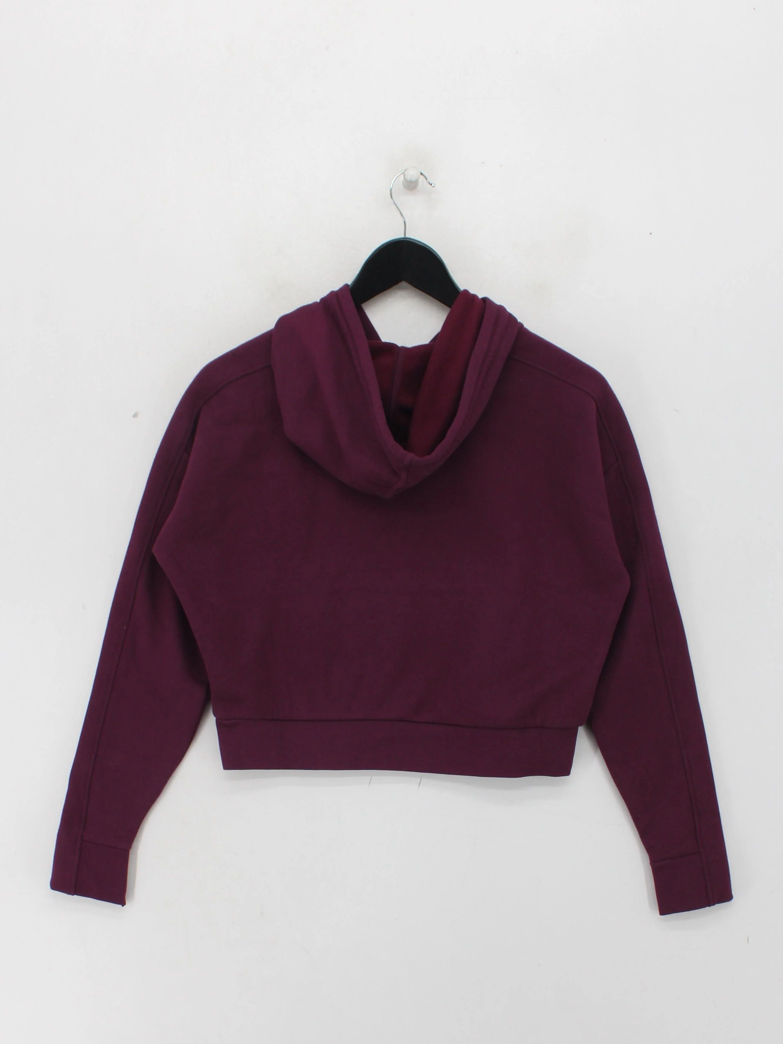 Nike Women's Hoodie XS Purple Polyester with Cotton Pullover - Image 2