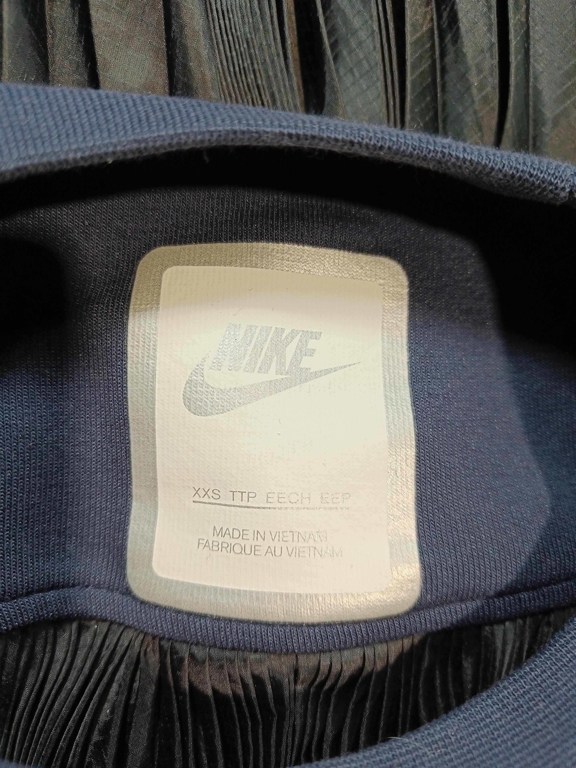 Nike Women's Hoodie XXS Blue Cotton with Polyester Pullover - Image 5