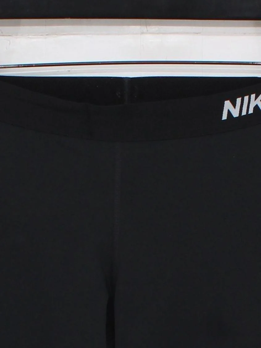 Nike Women's Leggings L Black Polyester with Elastane Full length - Image 3