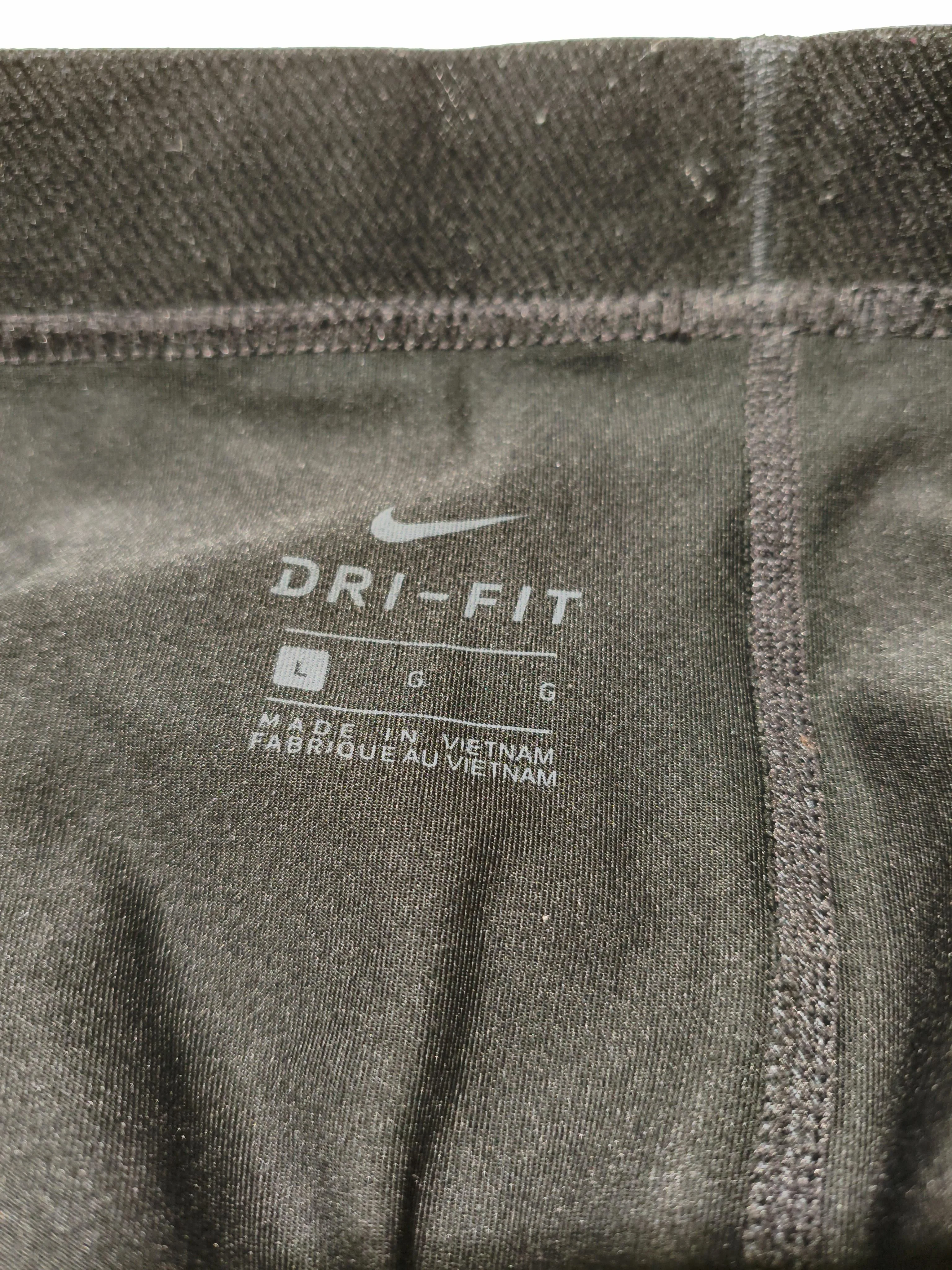 Nike Women's Leggings L Black Polyester with Elastane Full length - Image 5