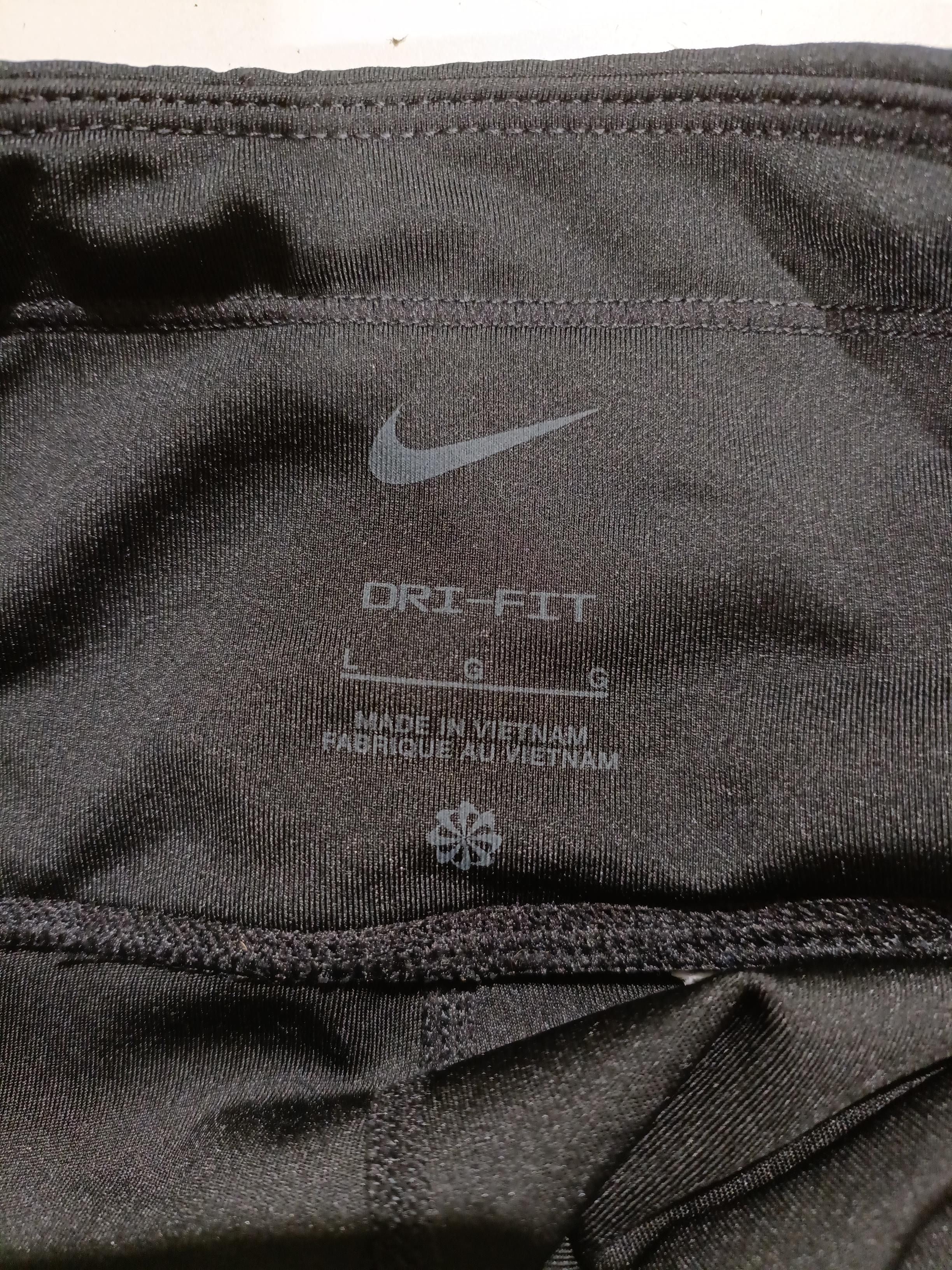 Nike Women's Leggings L Black Polyester with Spandex Full length - Image 5