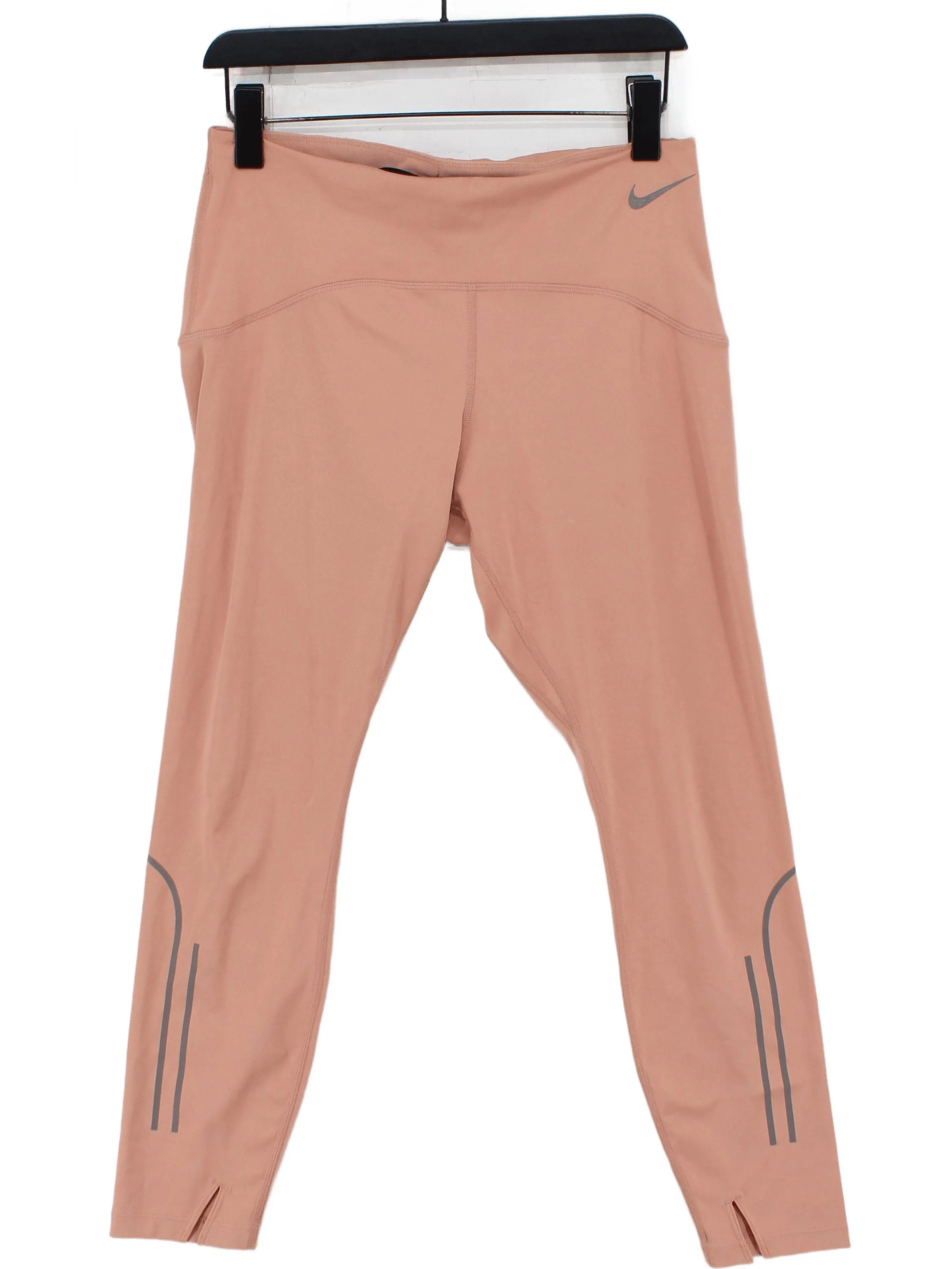 Nike Women's Leggings L Pink Polyester with Elastane Capri