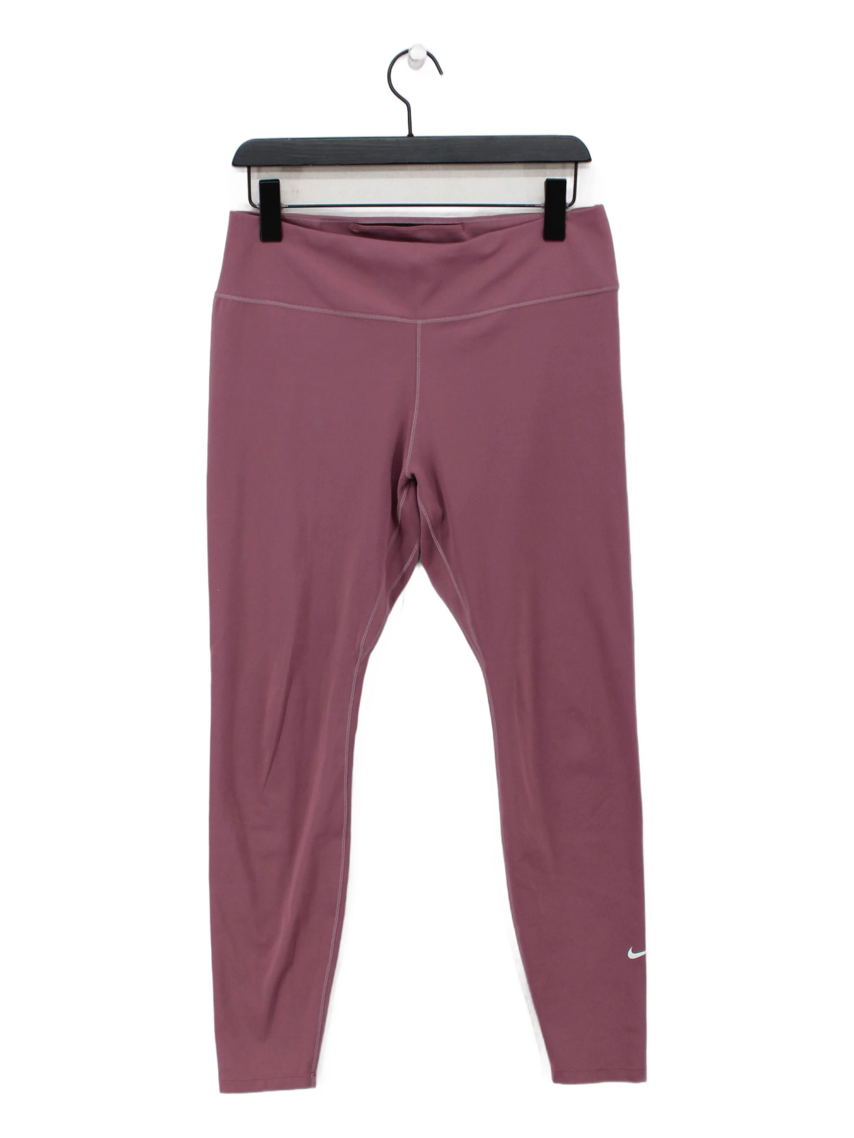Nike Women's Leggings L Red Polyester with Spandex Full length