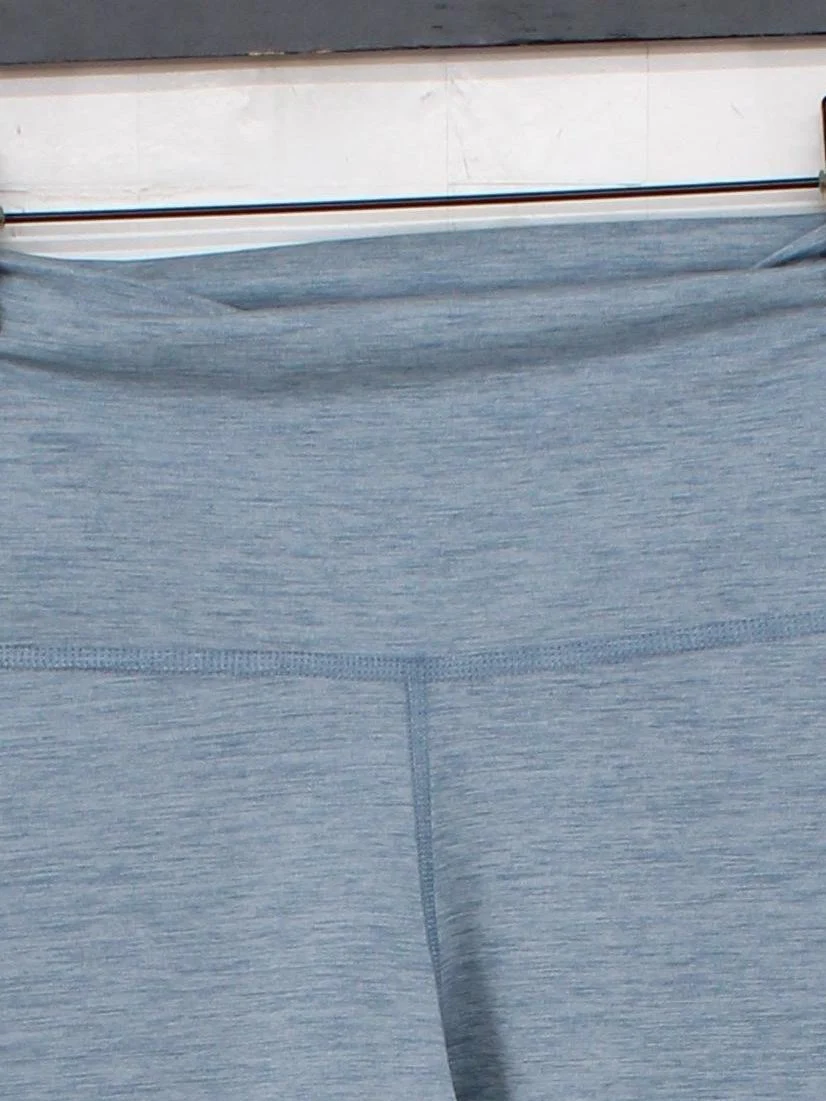 Nike Women's Leggings M Blue Polyester with Elastane Full length - Image 3