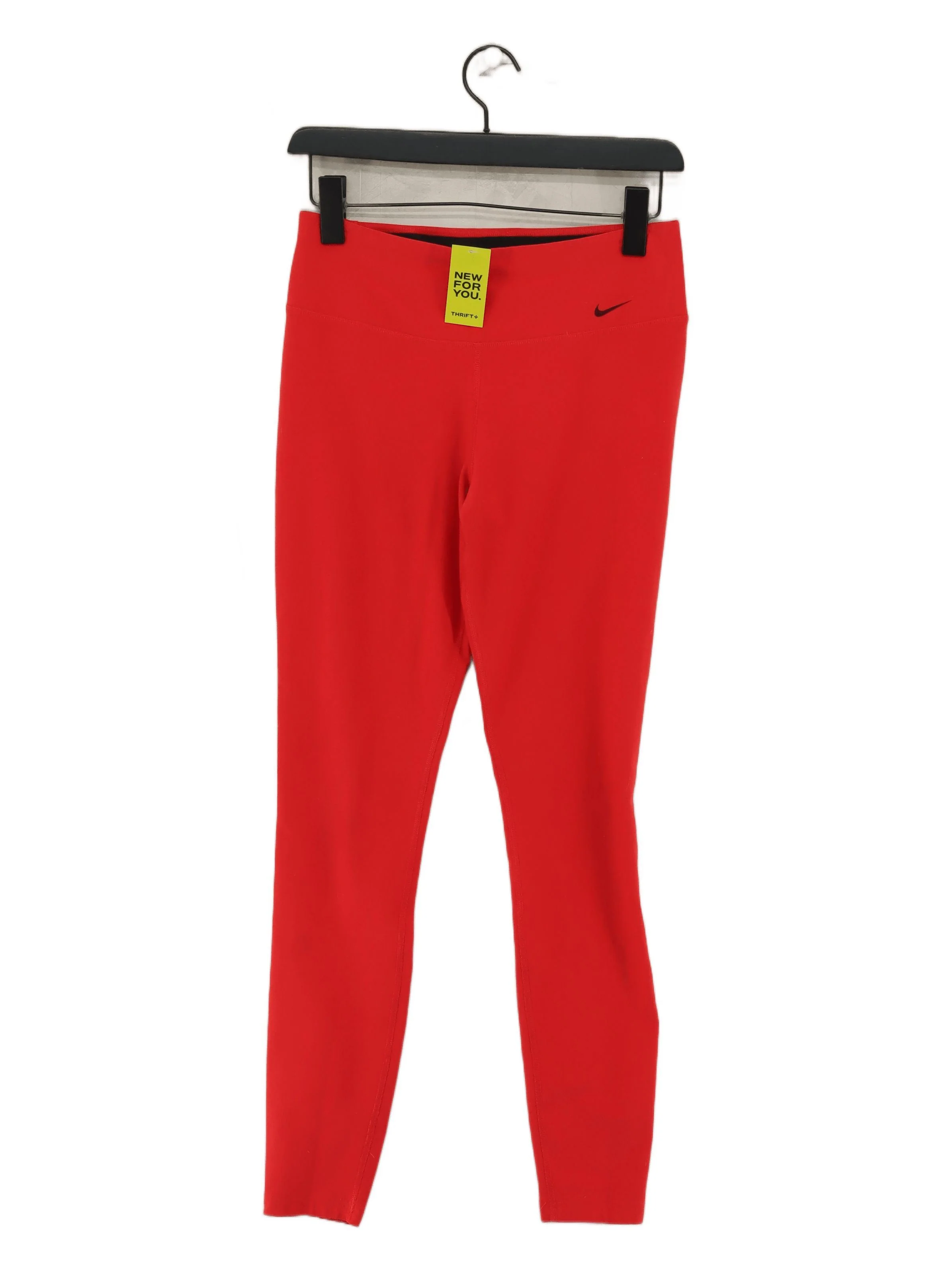 Nike Women's Leggings M Red Polyester with Elastane Full length