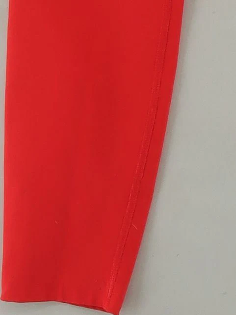 Nike Women's Leggings M Red Polyester with Elastane Full length - Image 4