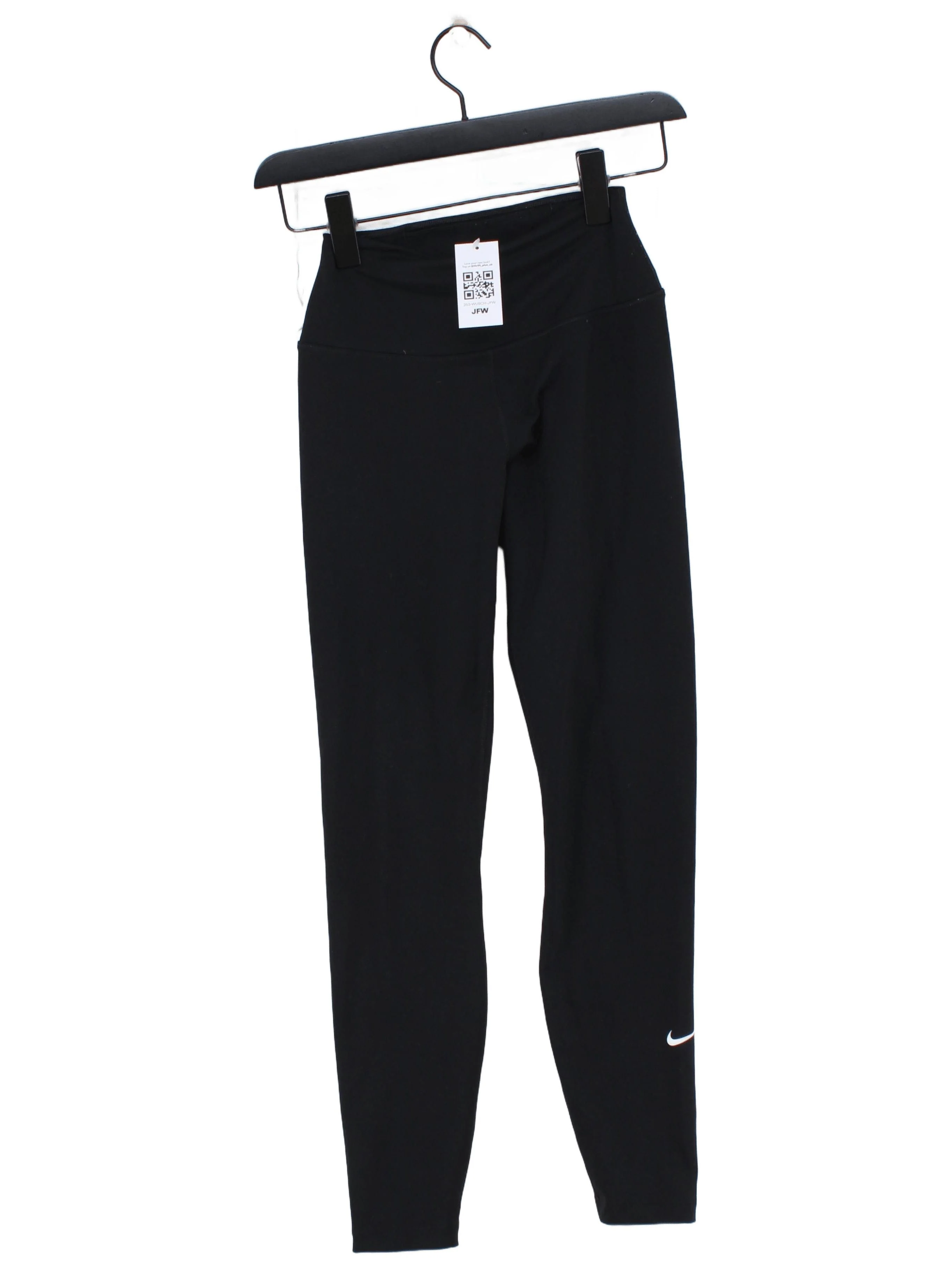 Nike Women's Leggings S Black Polyester with Elastane Full length