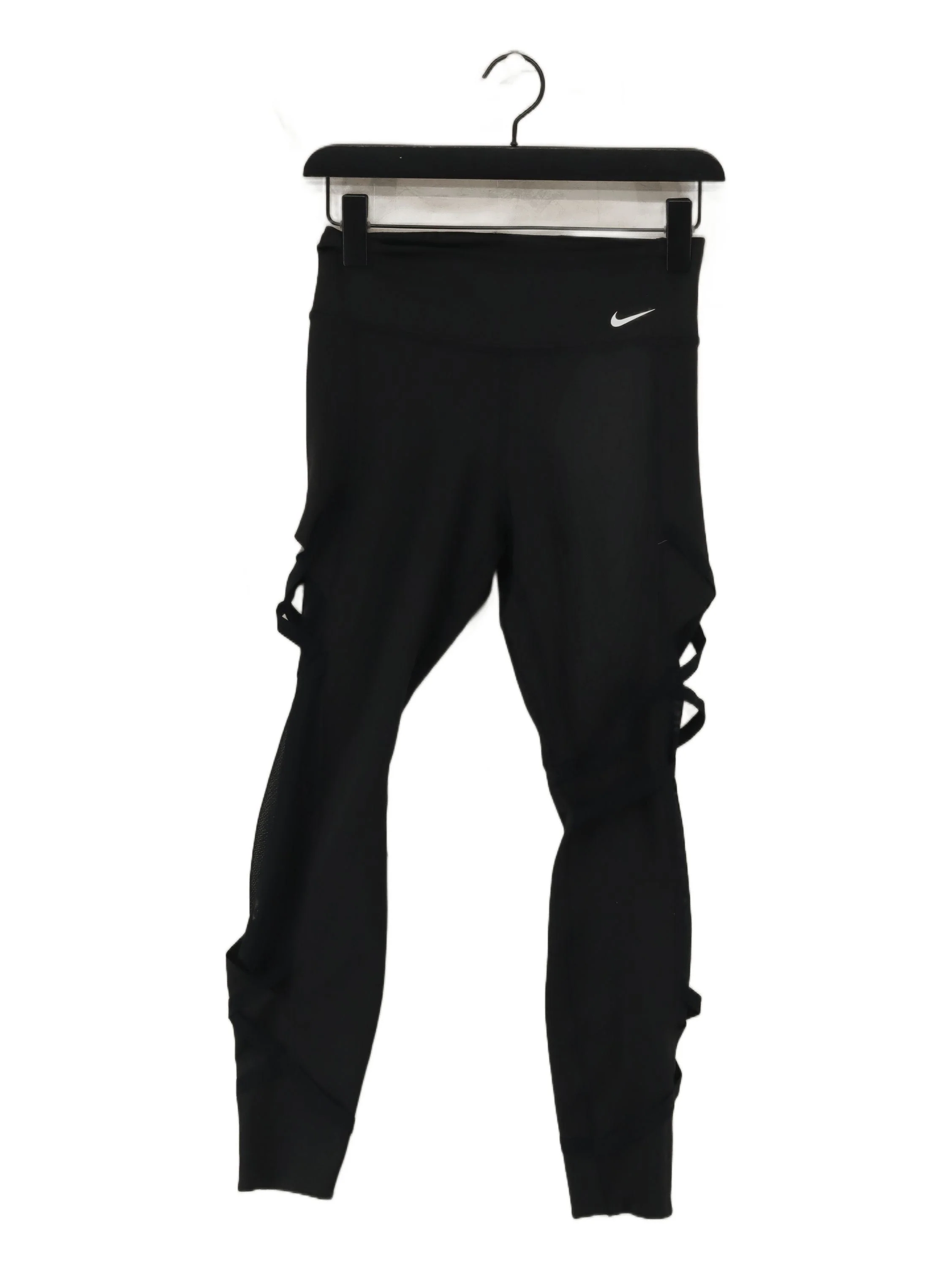 Nike Women's Leggings S Black Polyester with Elastane Full length