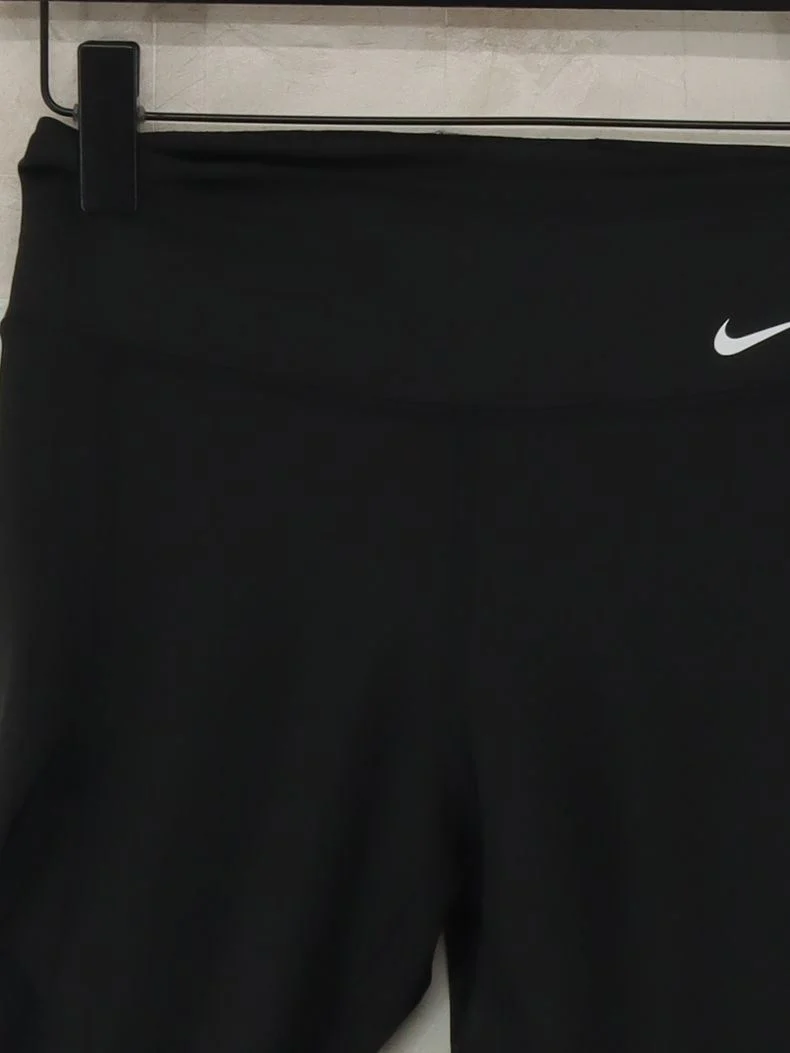Nike Women's Leggings S Black Polyester with Elastane Full length - Image 3