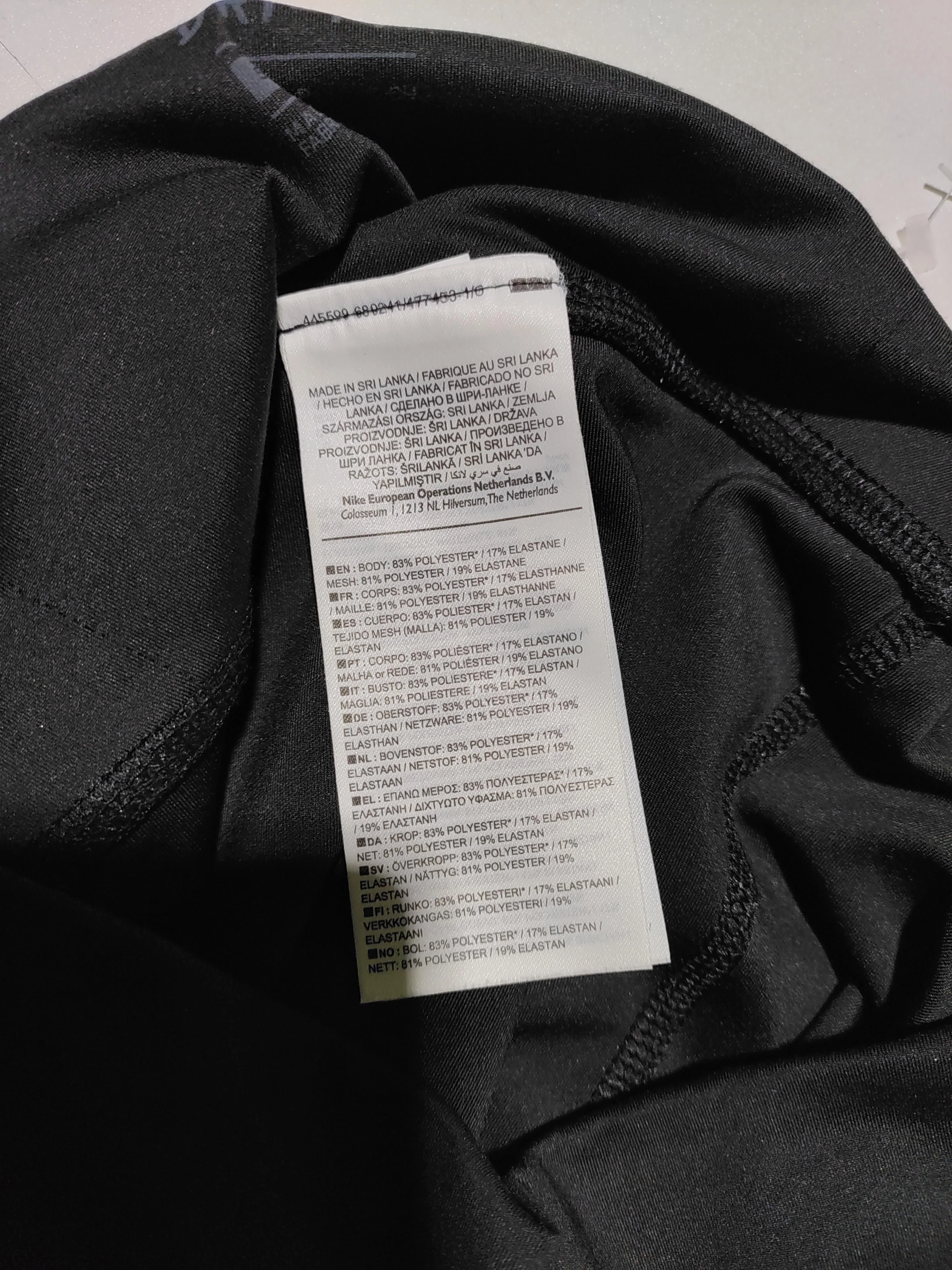 Nike Women's Leggings S Black Polyester with Elastane Full length - Image 6